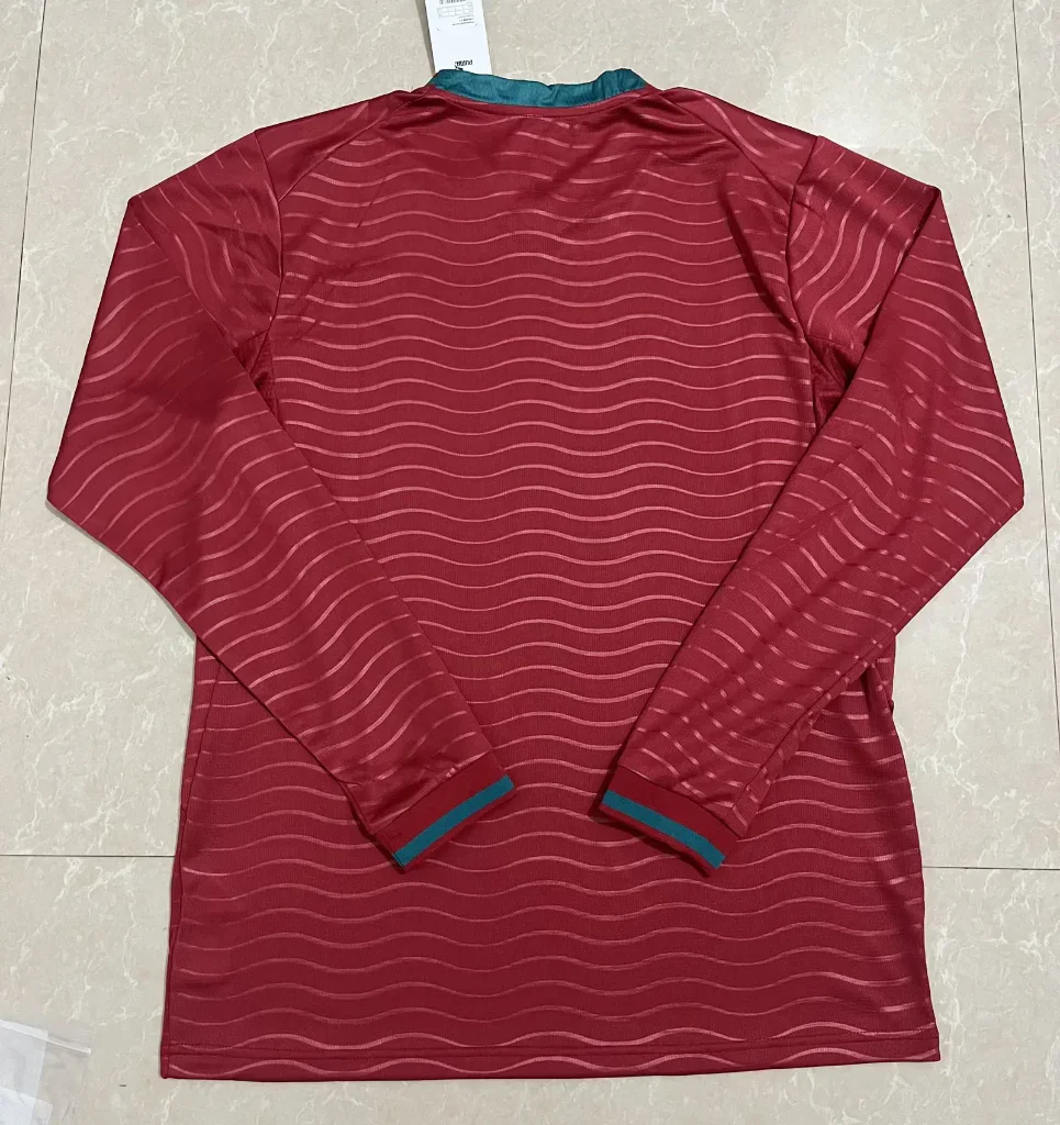 Portugal 2026 Red/Blue World Cup Home Long Sleeves Jersey