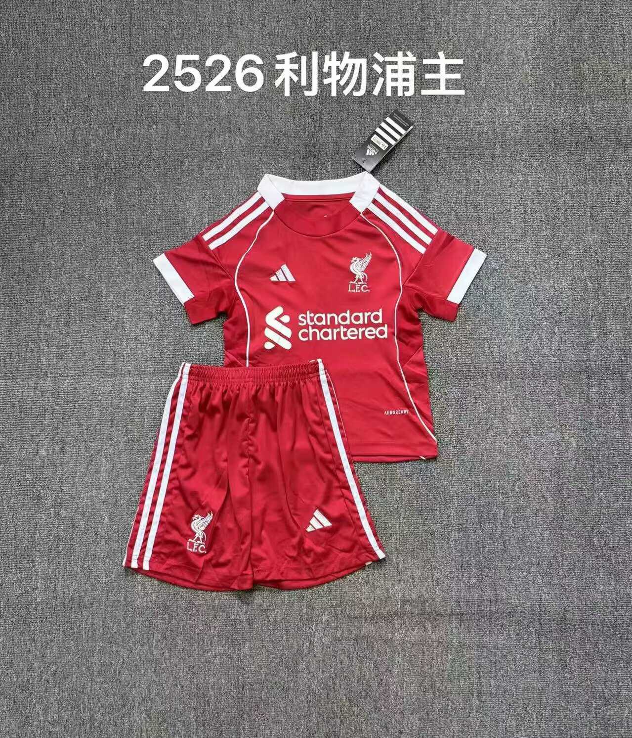2025/2026 Kids Size Liverpool Home Football Shirt 1:1 Thai Quality
