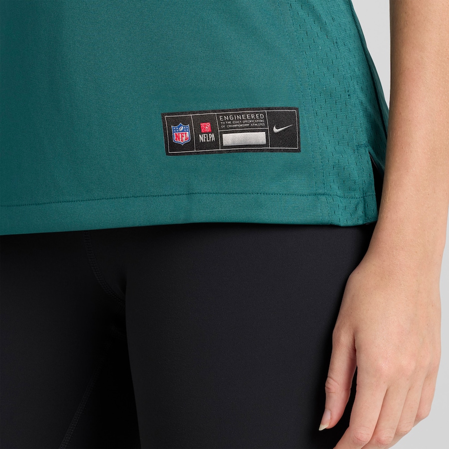 Women's Philadelphia Eagles Saquon Barkley Midnight Green Super Bowl LIX Game Jersey