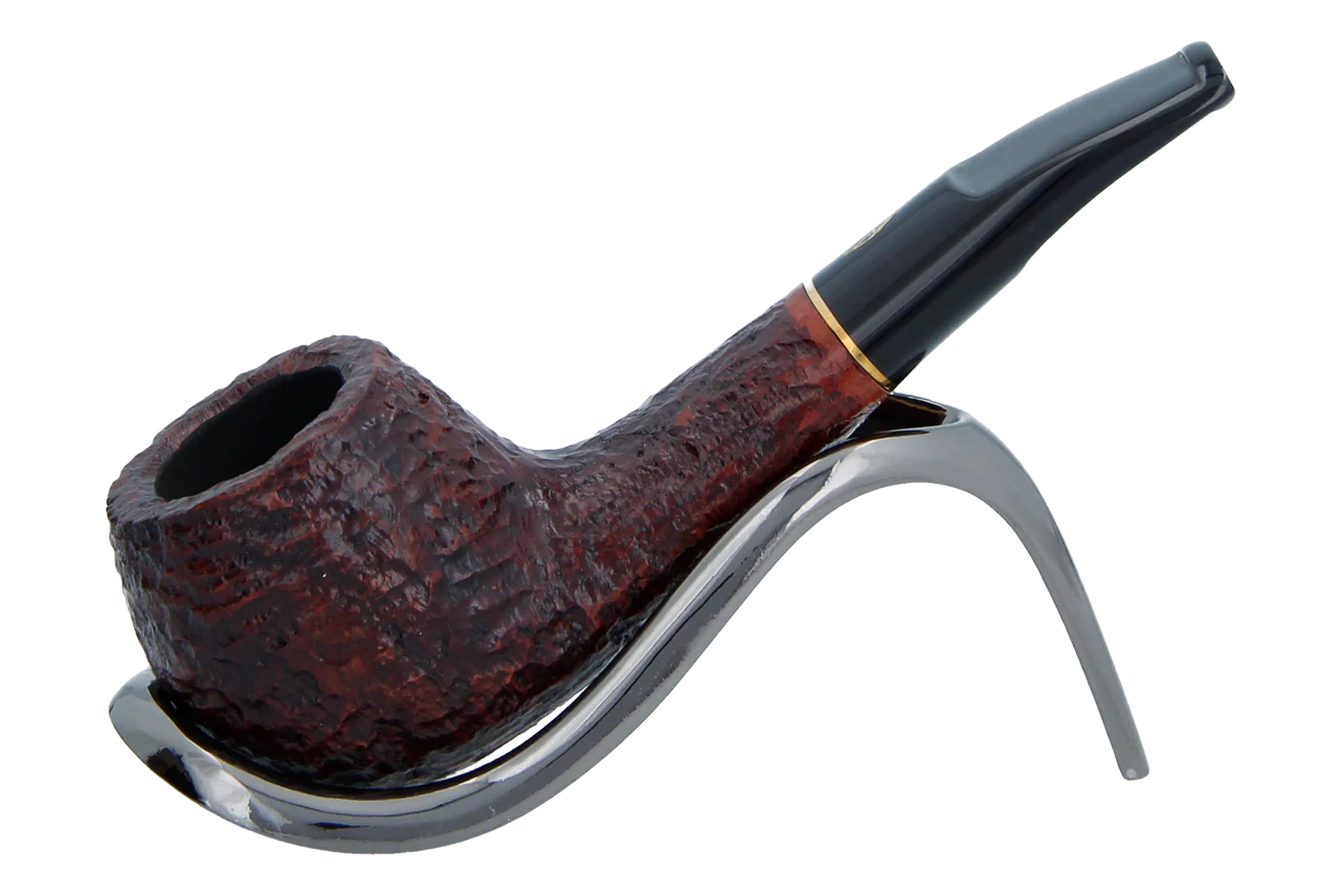 Savinelli Lollo Rusticated Brown (Marrone) 01 - 6mm Briar Pipe