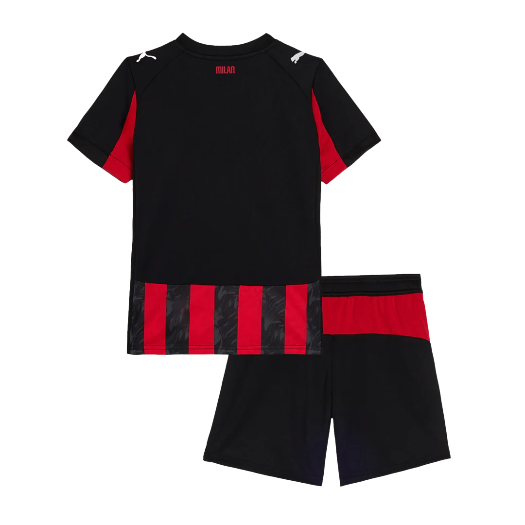 AC Milan Kid's Home Kit - Jersey+Shorts 2025/26