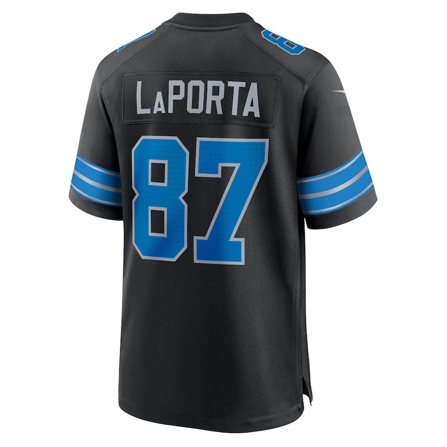 Detroit Lions Sam LaPorta Black 2nd Alternate Jersey