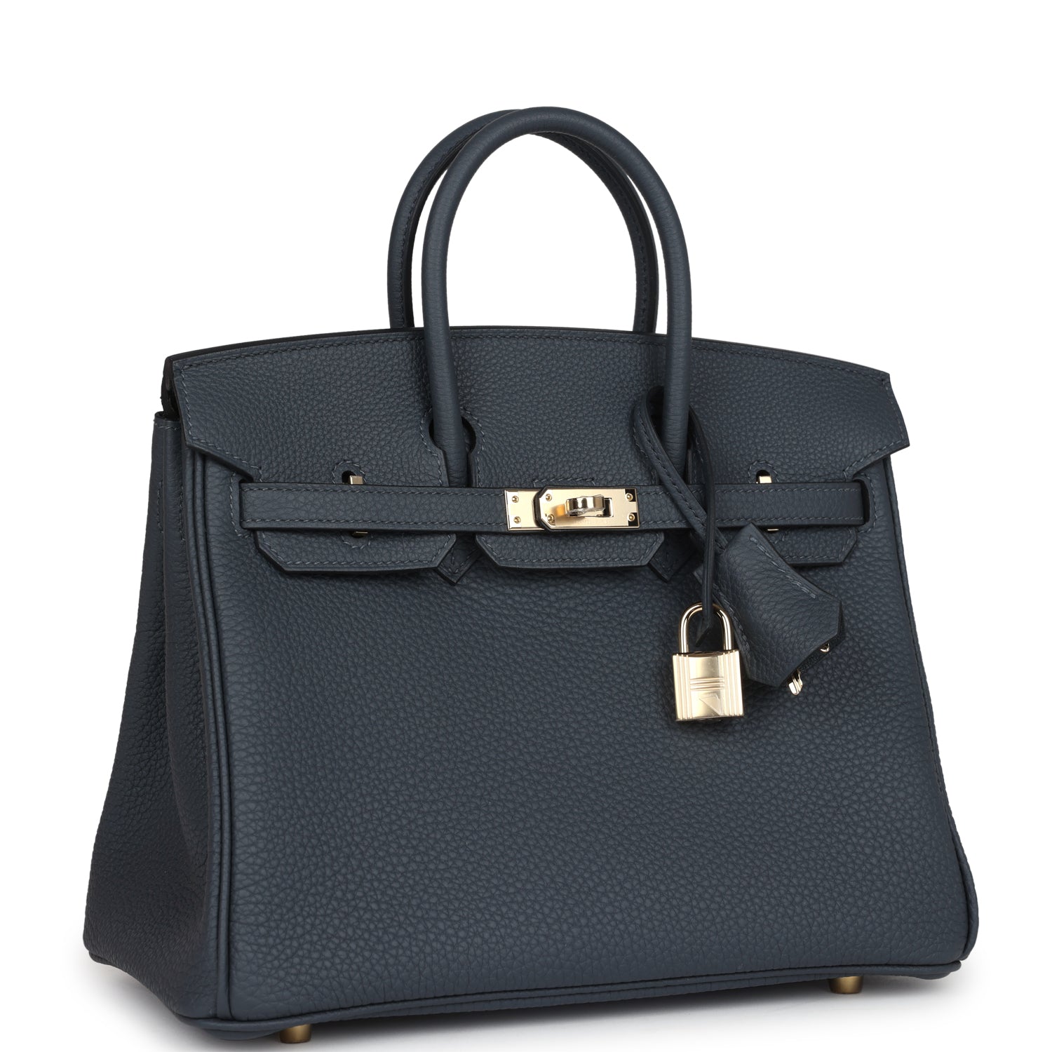 Birkin 25 Gris Misty Togo Permabrass Hardware