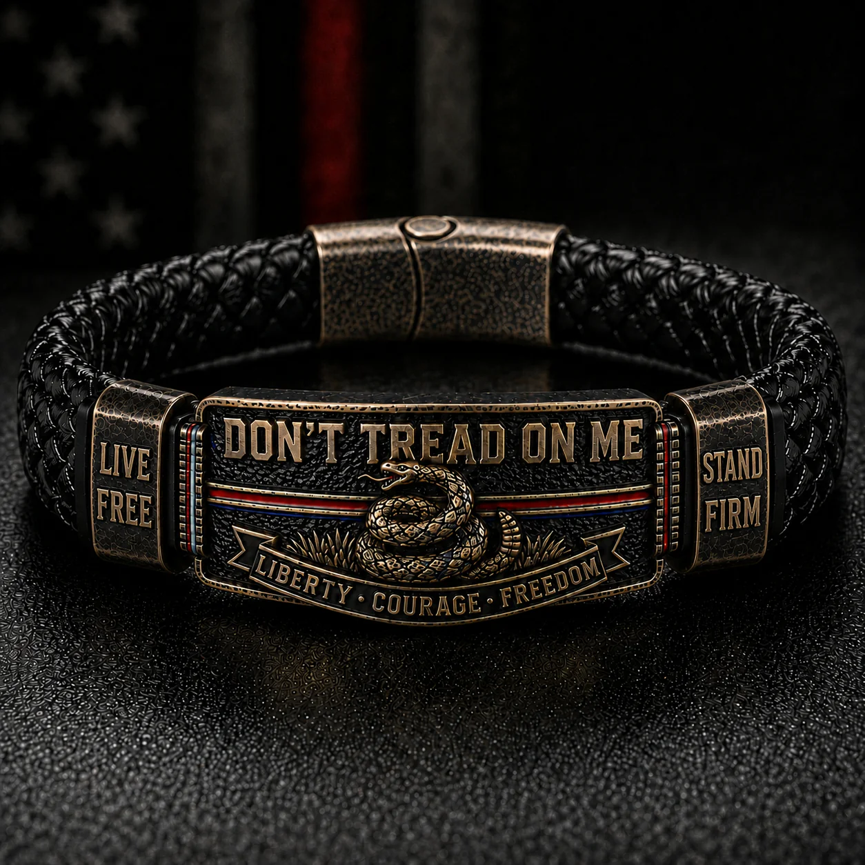 🐍 Don’t Tread On Me Liberty Bracelet