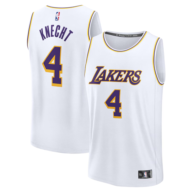 Knecht Los Angeles Lakers Jersey -  white