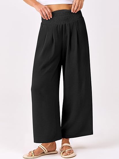 Womens Pants Wide Leg High Waisted Palazzo Pants
