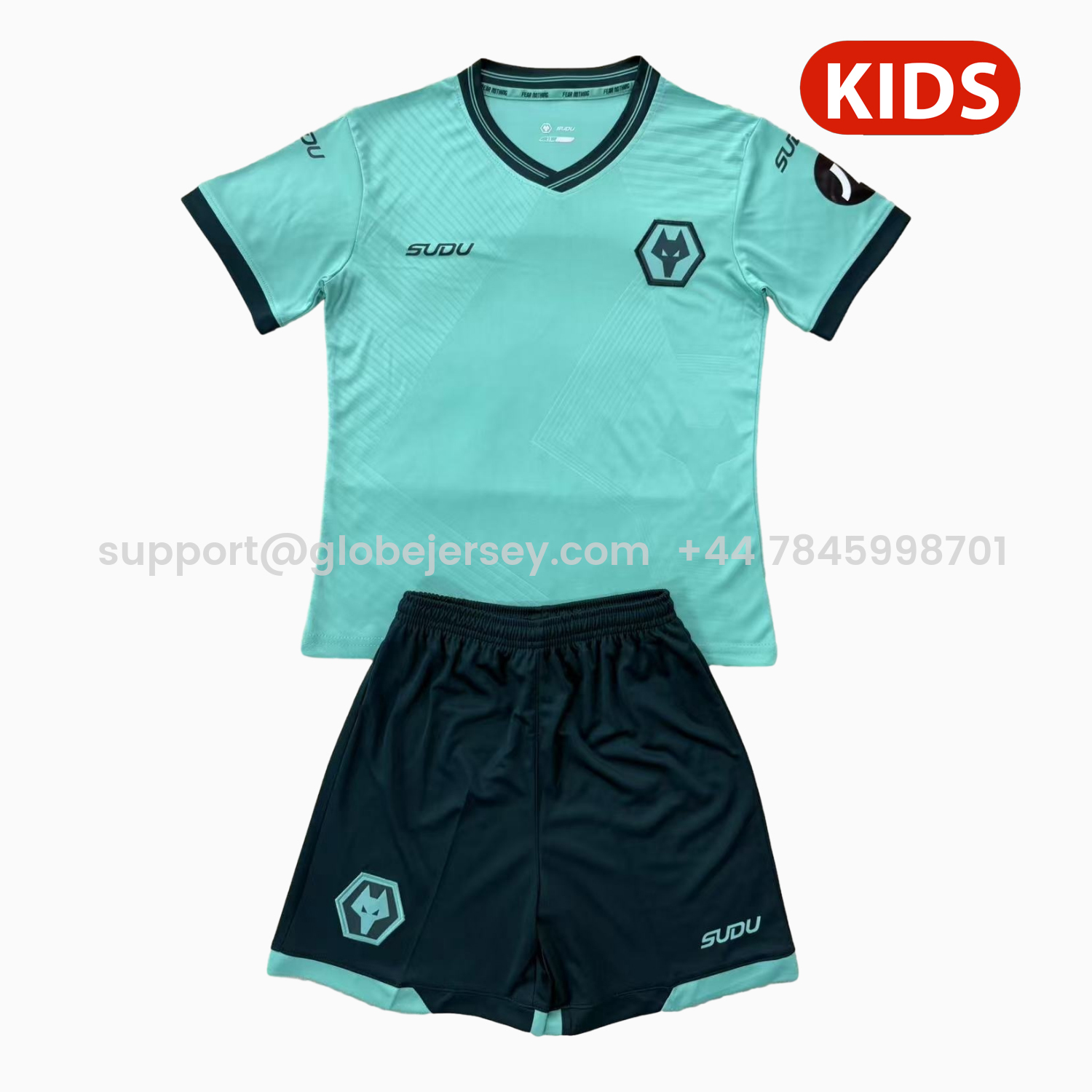 Wolverhampton Wanderers Wolves 25-26 Away Kids Kit