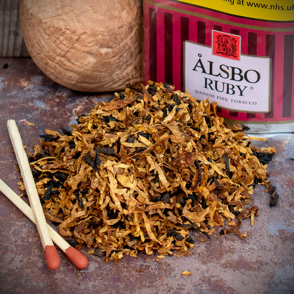 Alsbo Ruby (Cherry) Pipe Tobacco - 50g Packet