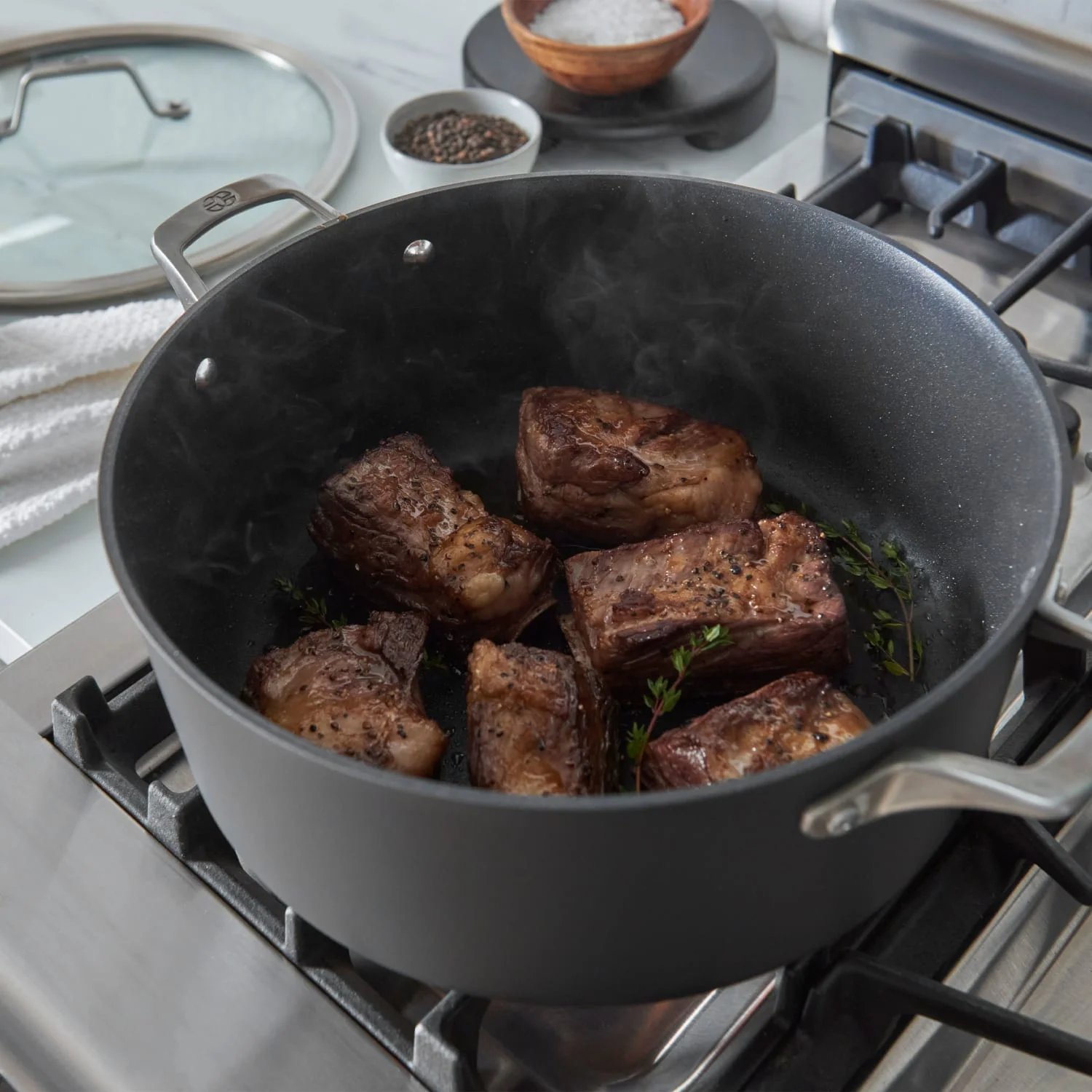 Calphalon Premier Hard-Anodized Nonstick 8.5-Quart Dutch Oven with Lid
