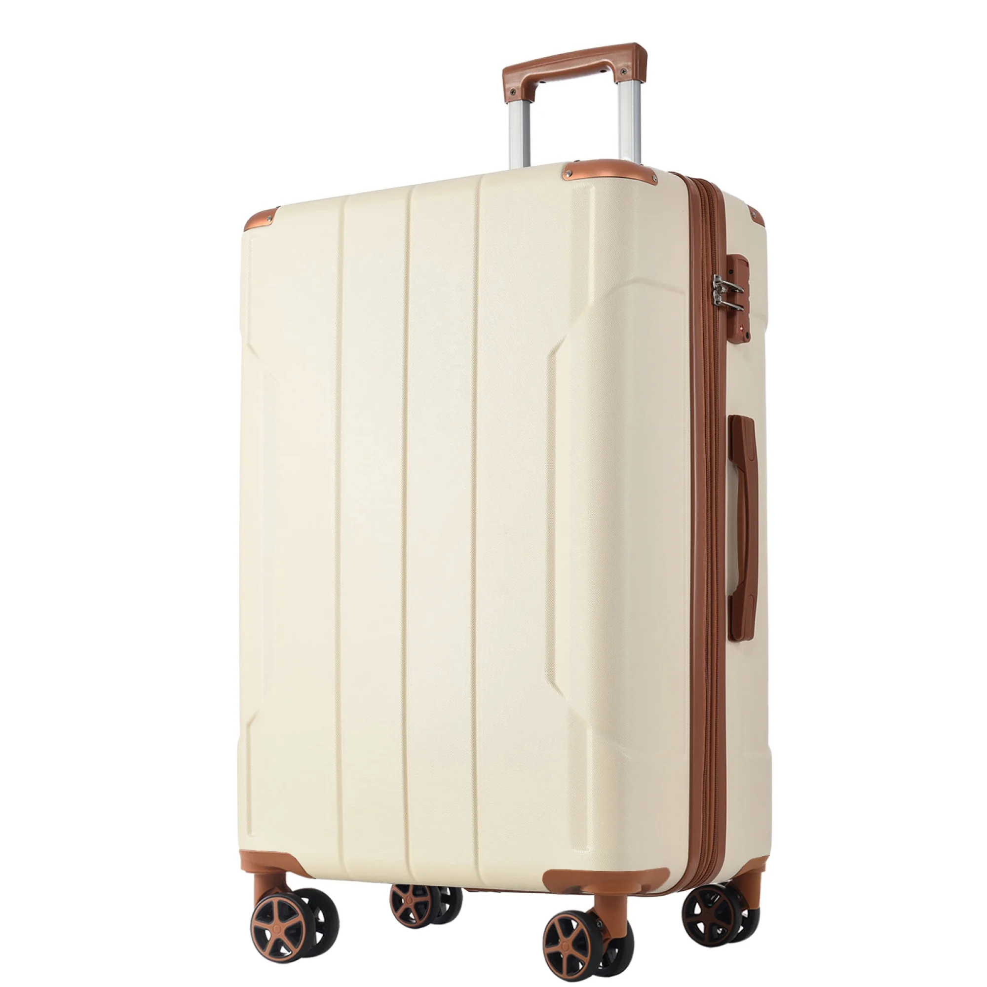 Luggage Sets 3 Piece, Expandable Hard shell ABS Suitcases with Double Spinner, Travel luggage Set