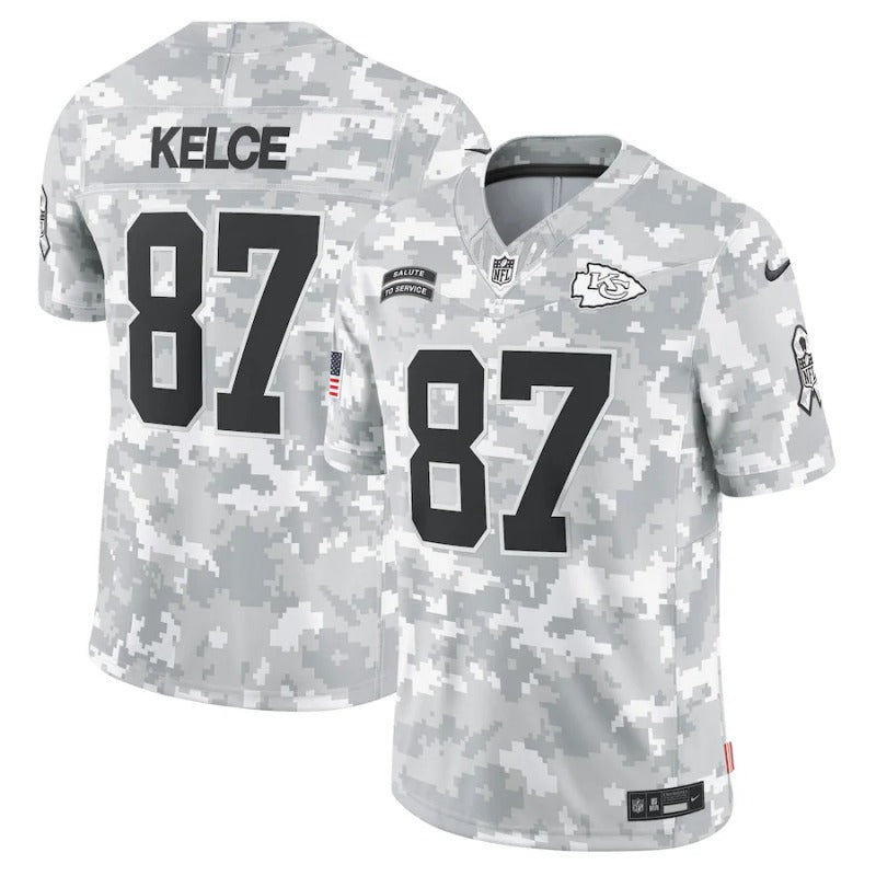 Travis Kelce Kansas City Chiefs Salute To Service 2024 Jersey