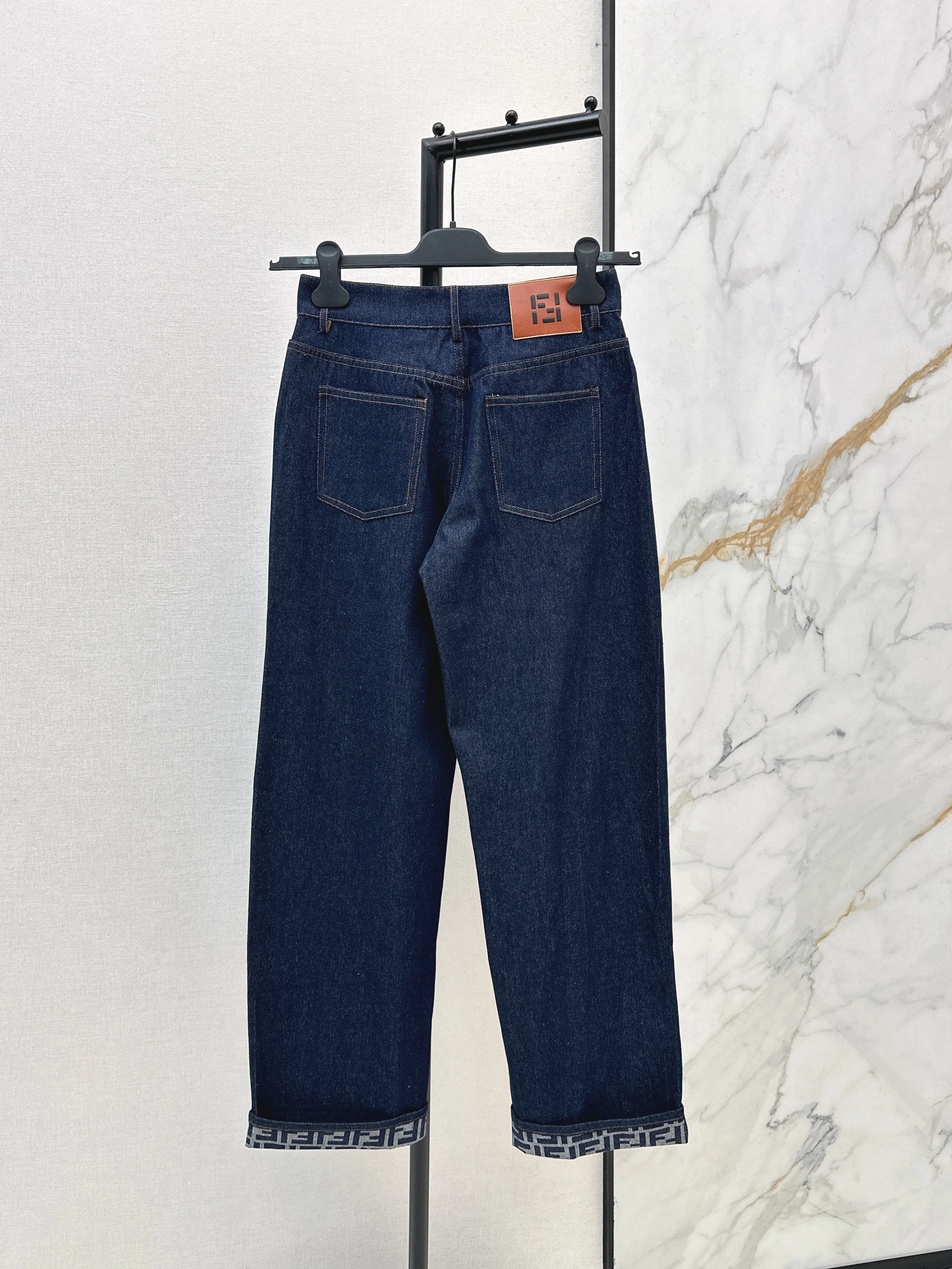 26SS New Arrival: Raw Indigo Collared Denim Jeans