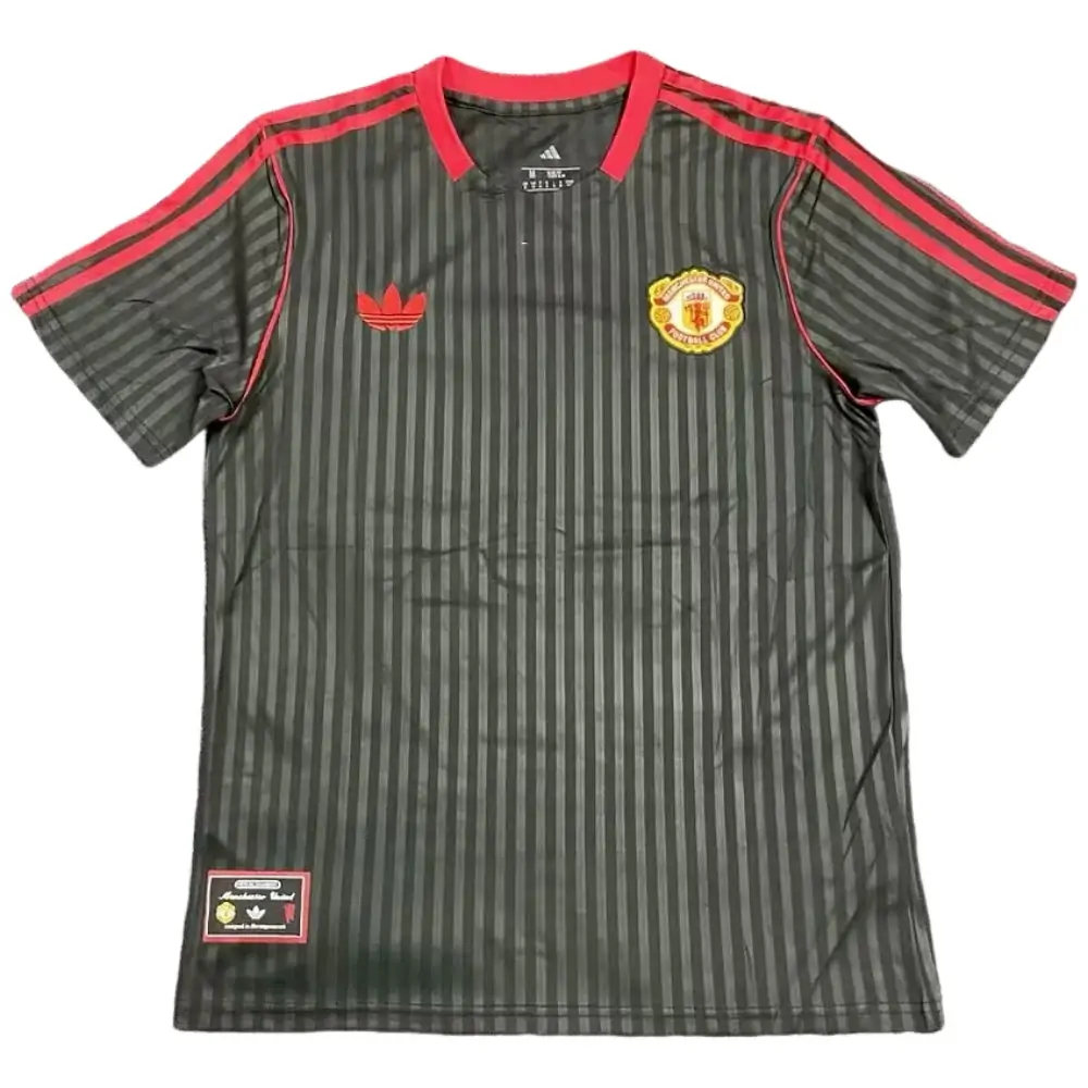 2025-26 Season - Manchester United Retro Commemorative Edition Black - Jersey - Fan Edition
