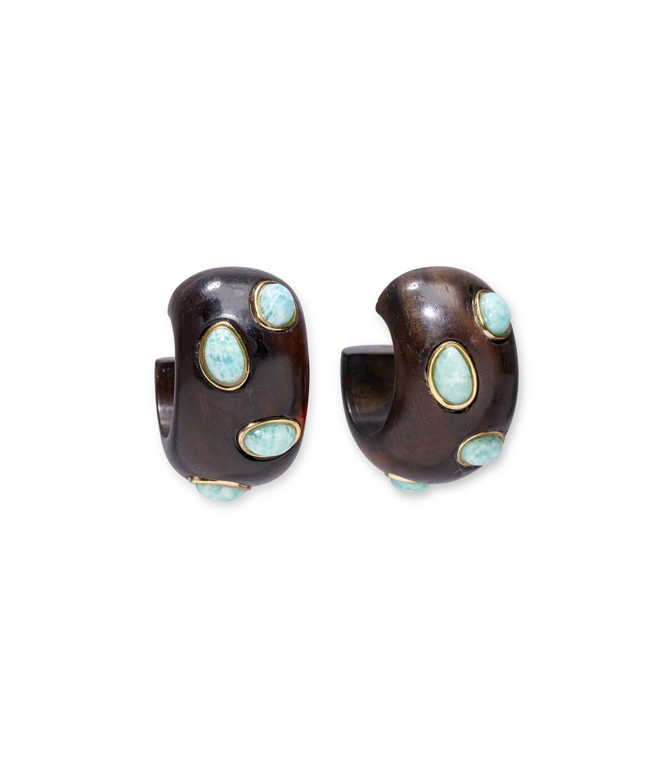 Acacia Earrings in Amazonite