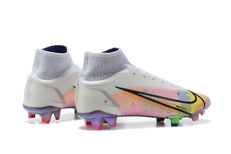 Assassin 14th generation high-top electroplated fully knitted waterproof FG football shoes