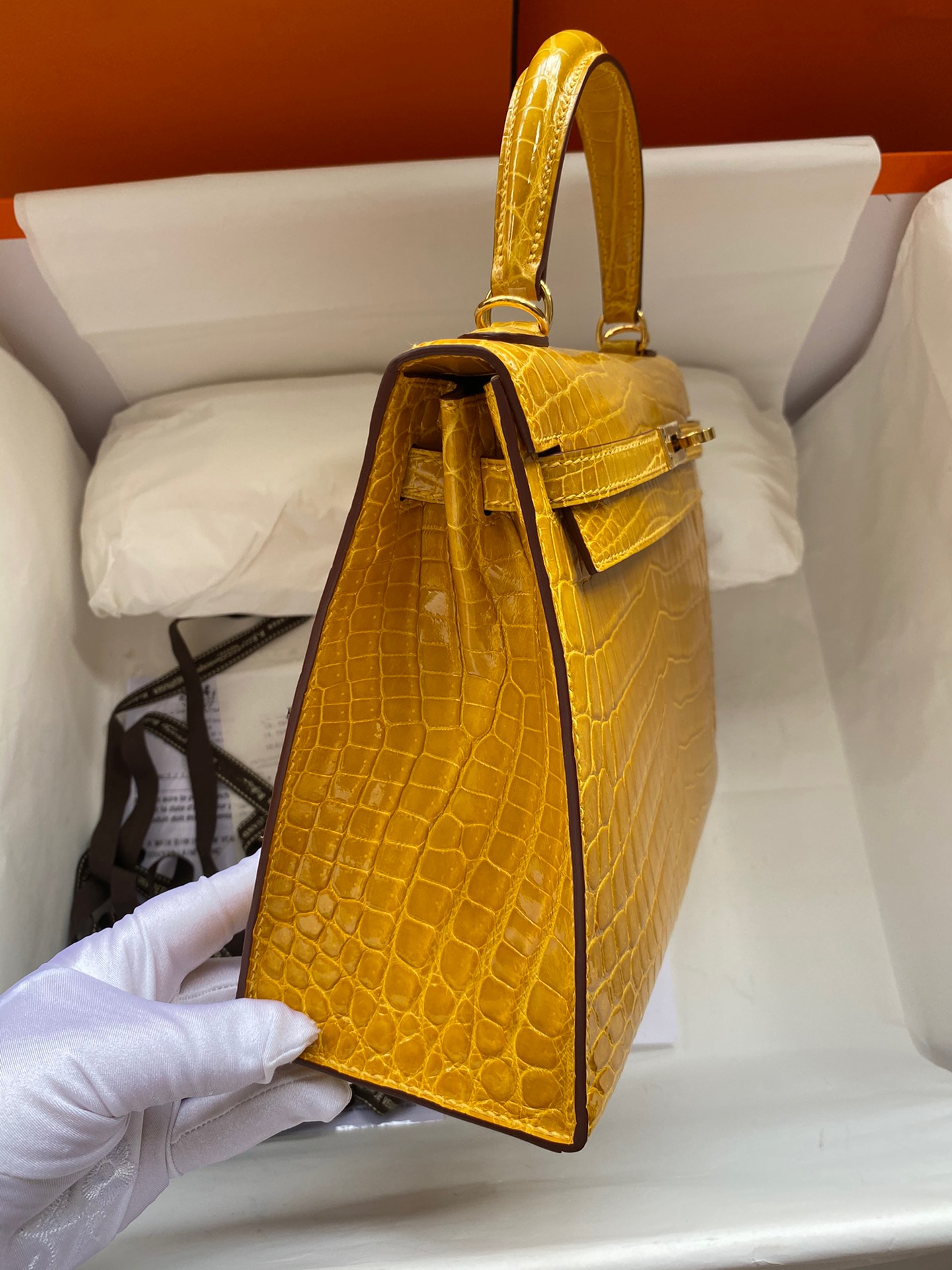 Advanced Customization Kelly 25 crocodile skin