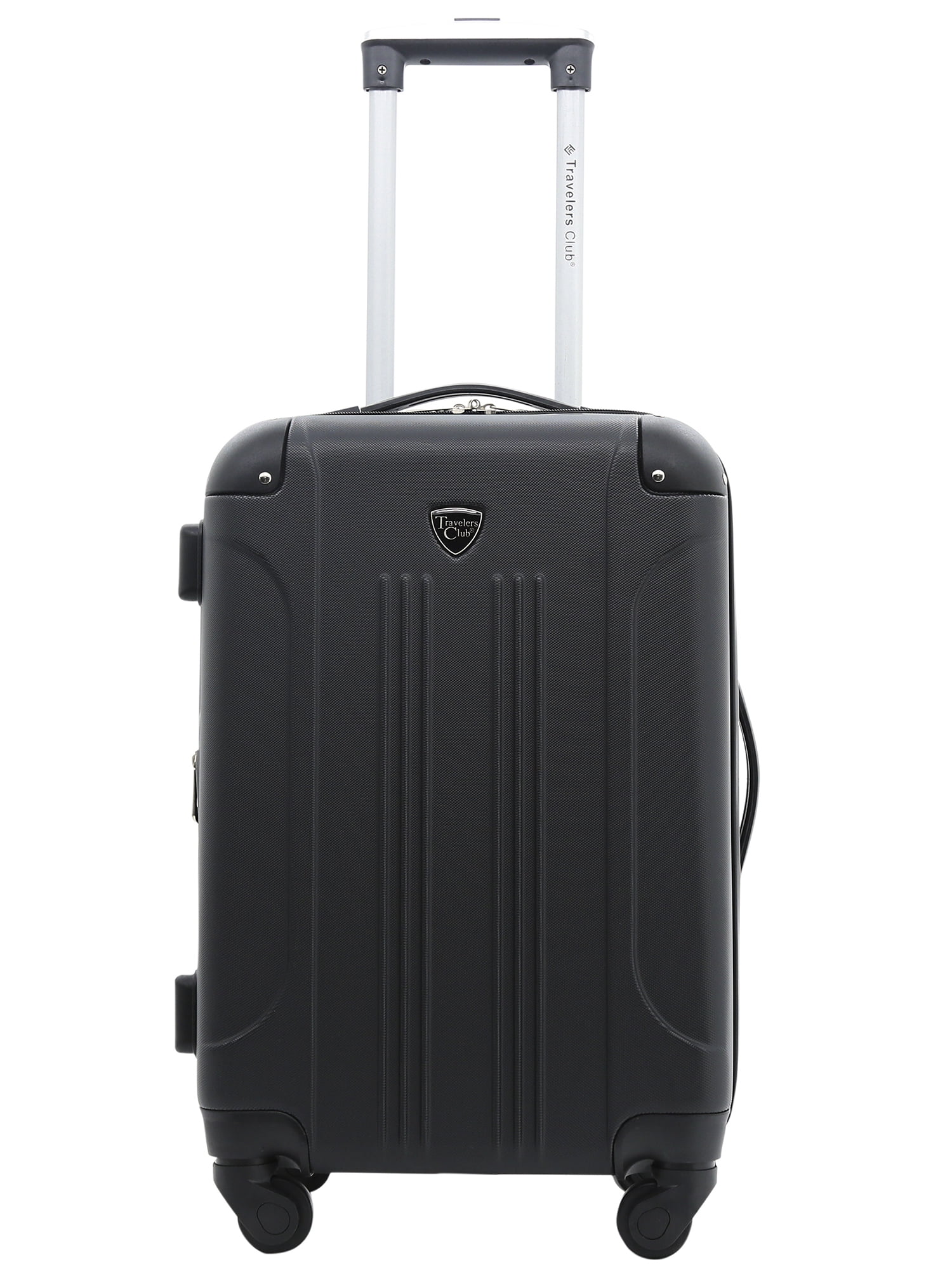 Travelers Club Chicago Plus 5pc Expandable Hardside Luggage Set, Black