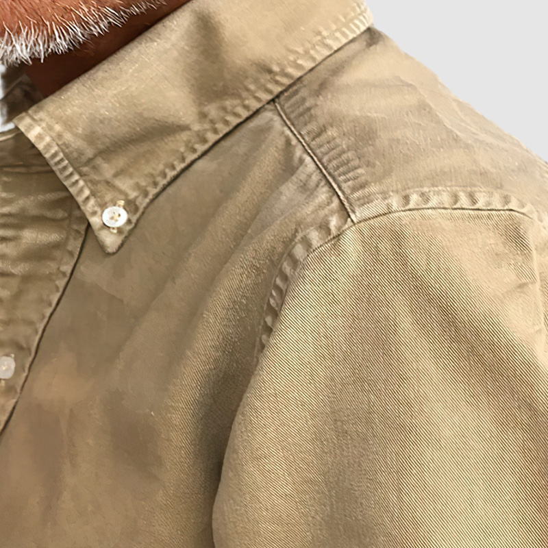 CLEARANCE🔥 Men's Vintage Premium Washed Long Sleeve Shirt