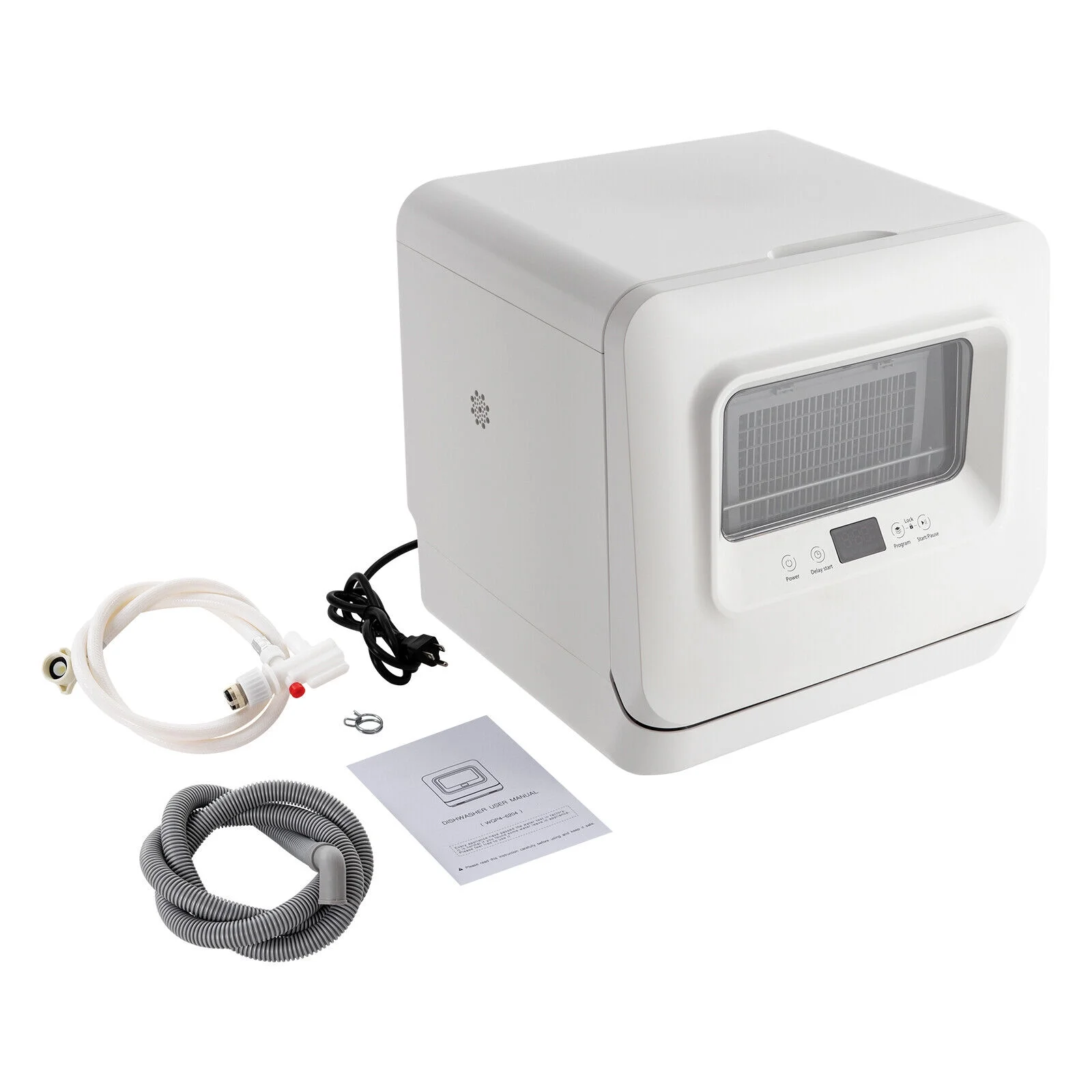 785W Portable Dishwasher, Leak-Proof, Air Dry, IPX1 Waterproof, 3-in-1 Mini Dishwasher with Water Tank for Kitchen