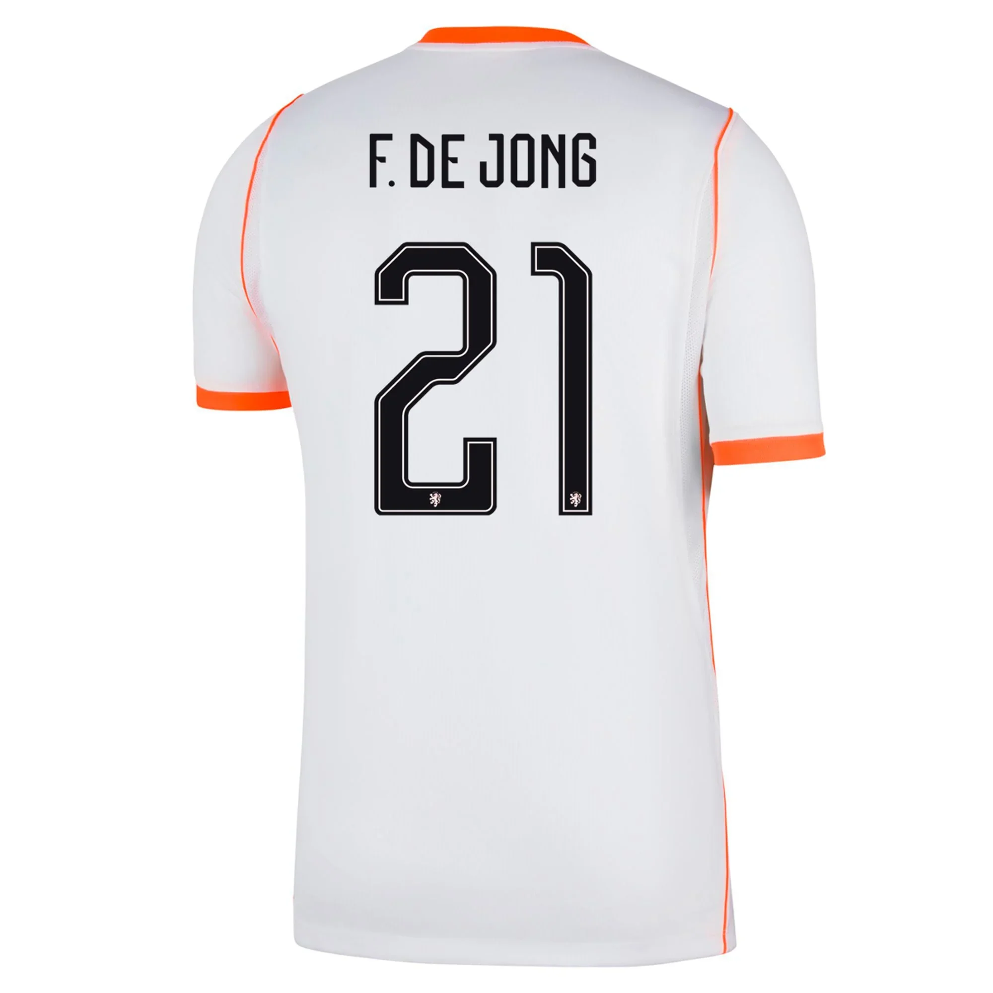F. DE JONG #21 Netherlands 2026 World Cup Away Football Jersey
