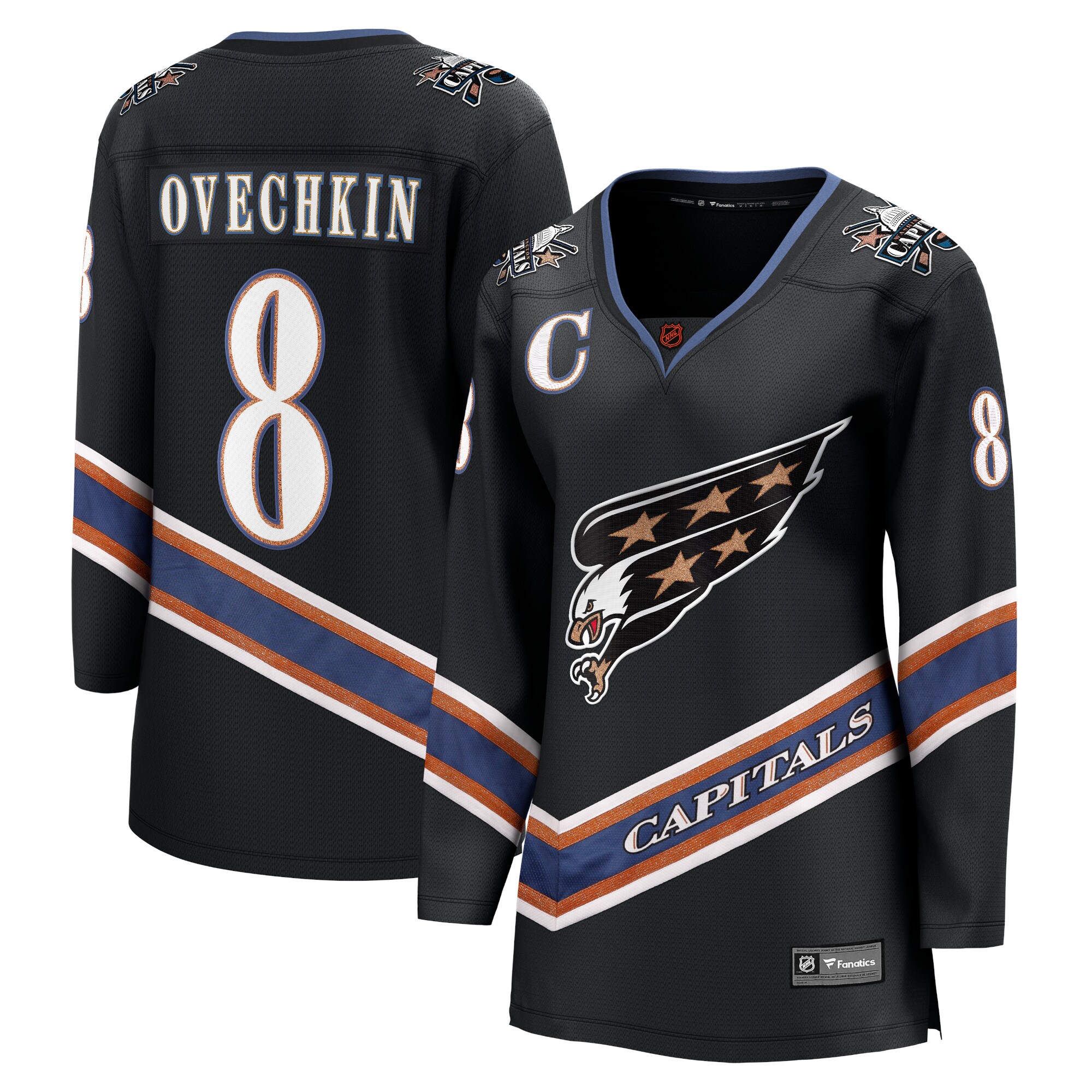 Alexander Ovechkin Washington Capitals Fanatics Women’s Special Edition 2.0 Breakaway   Jersey – Black