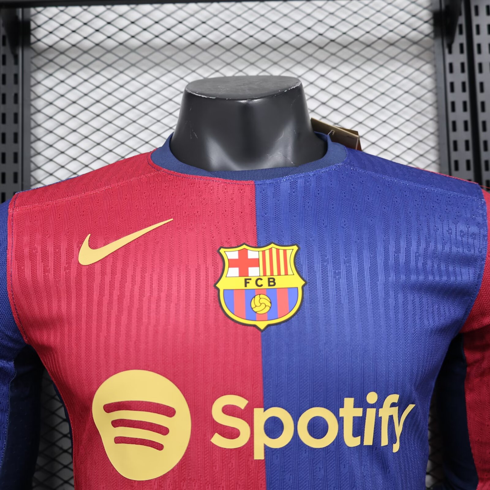 2024/25 Barcelona Home Long Sleeve Shirt - Player Version
