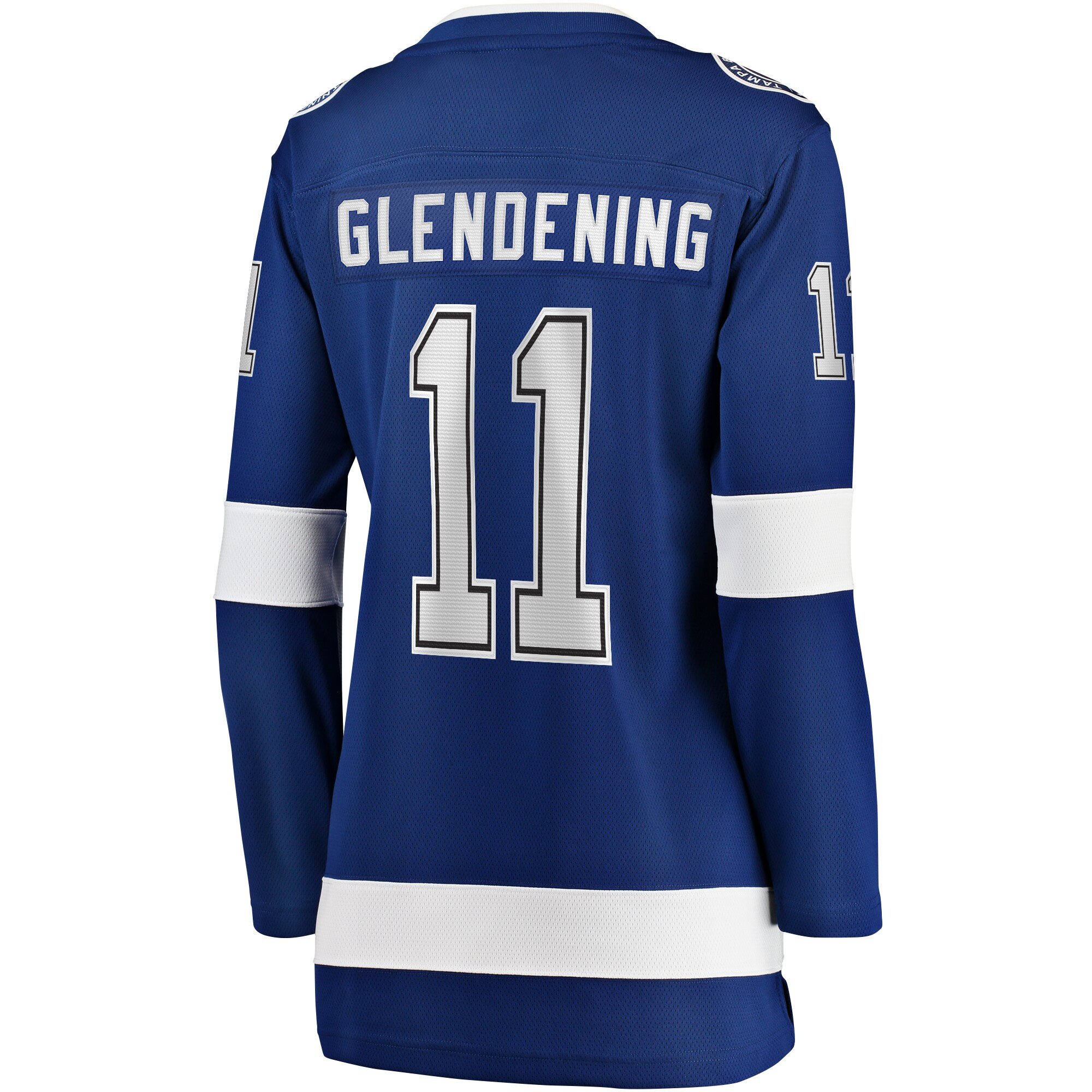 Luke Glendening Tampa Bay Lightning Fanatics Women’s Home Breakaway   Jersey – Blue