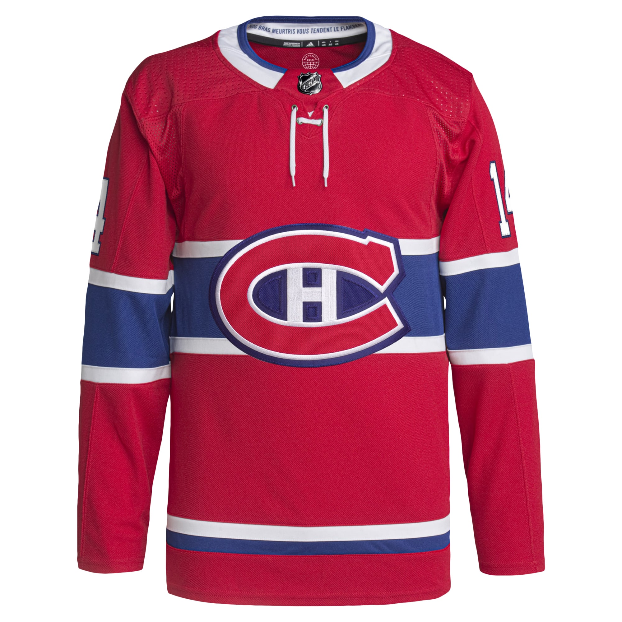 Nick Suzuki Montreal Canadiens  Home Primegreen  Pro   Jersey – Red