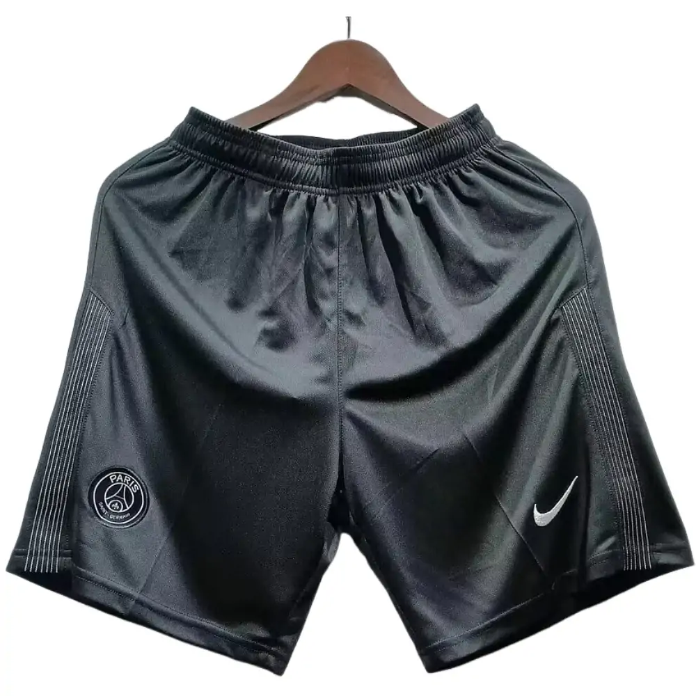 17-18 Paris second away black retro shorts - Fans Edition
