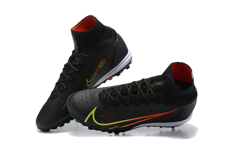 Assassin 14th generation high-top fully knitted waterproof MD air cushion grass stud football shoes