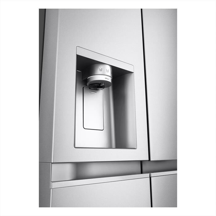 LG - Frigorifero side by side GSLE91MBAC Classe C 628L-Metal Sorbet