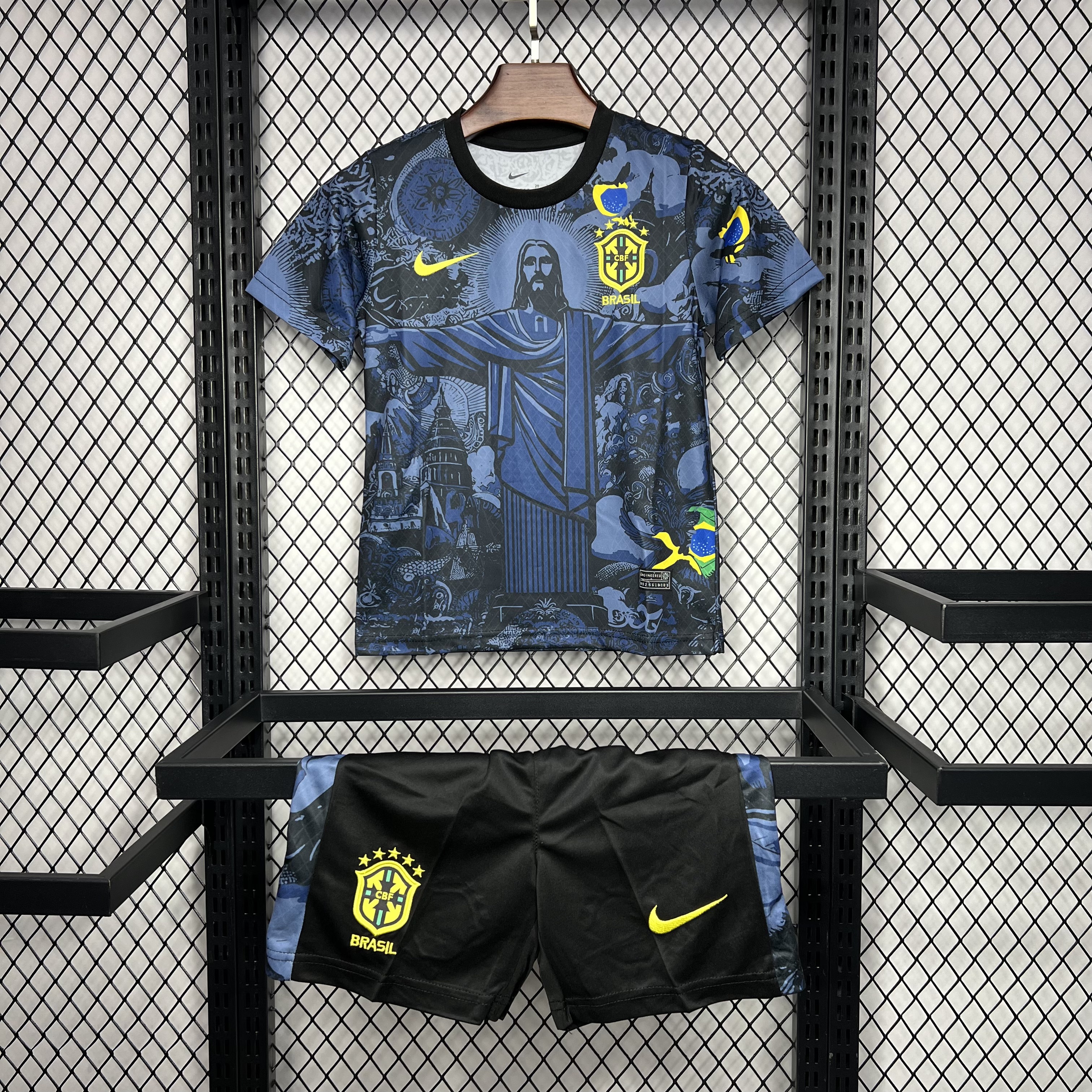 Brazil 2024 Christ the Redeemer Statue Kids Kit - Dark Blue
