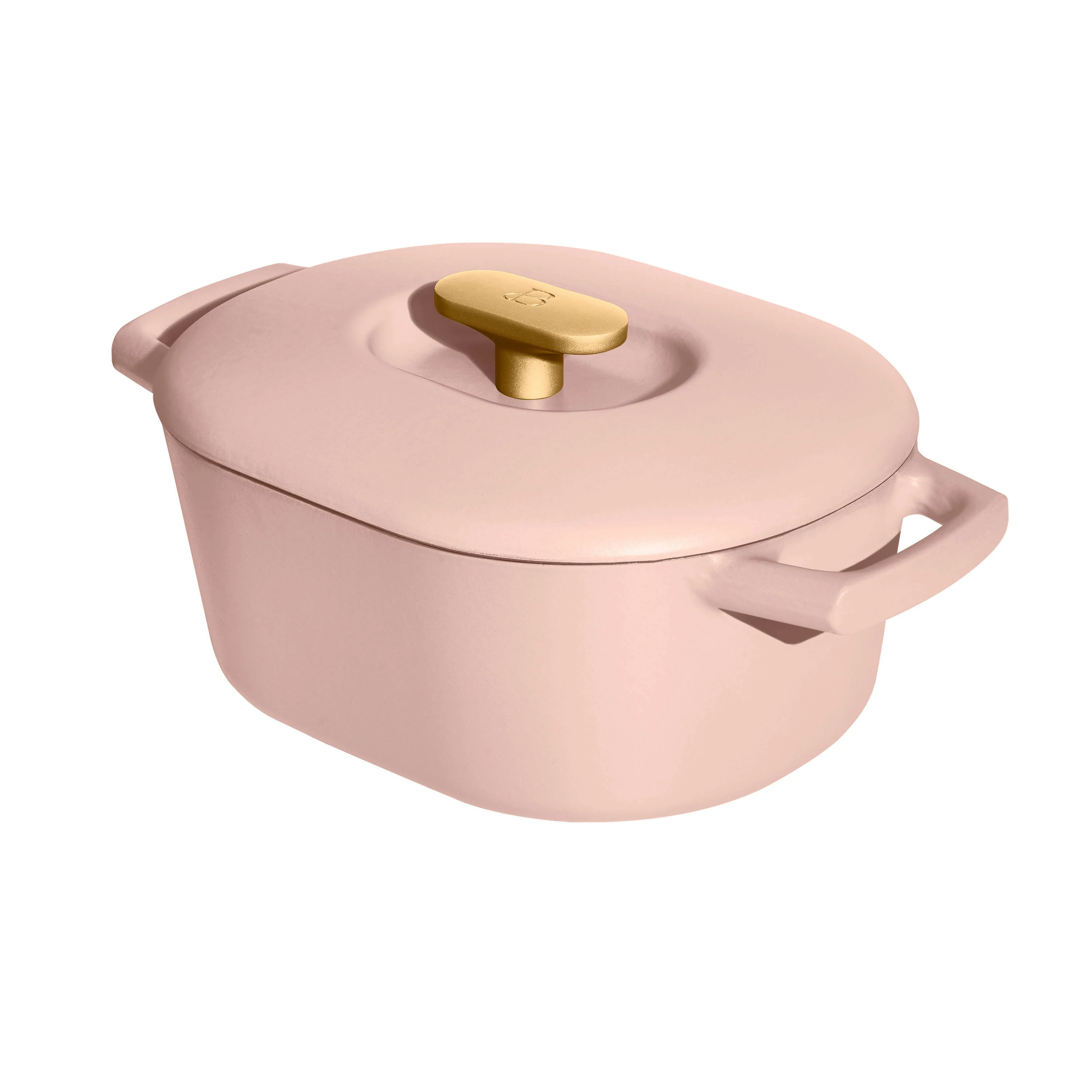 Beautiful 6 Quart Enamel Dutch Oven, Black Sesame by Drew Barrymore