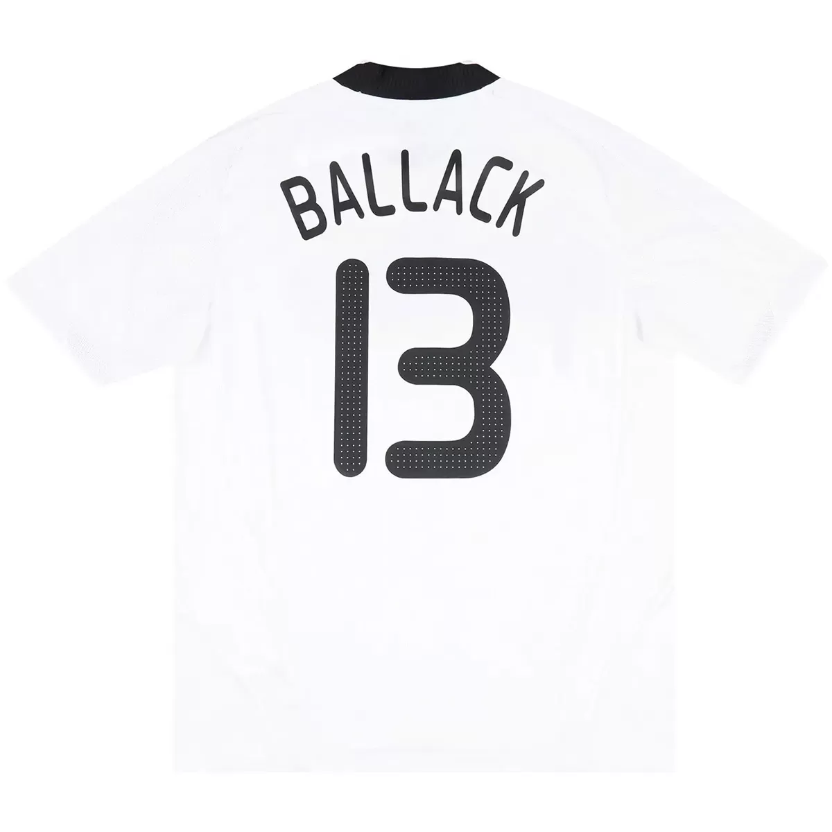Ballack #13 Germany Euro 2008 Home Football Jersey Retro