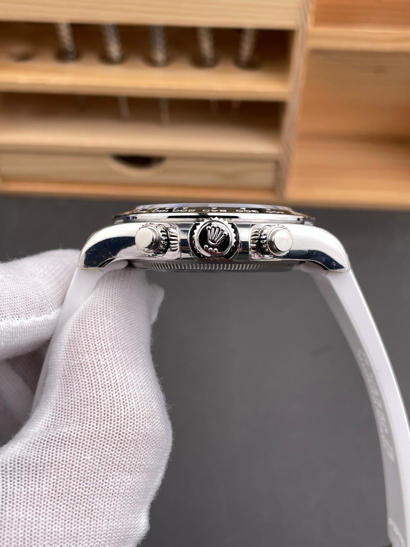 Rolex Daytona White Panda Rubber