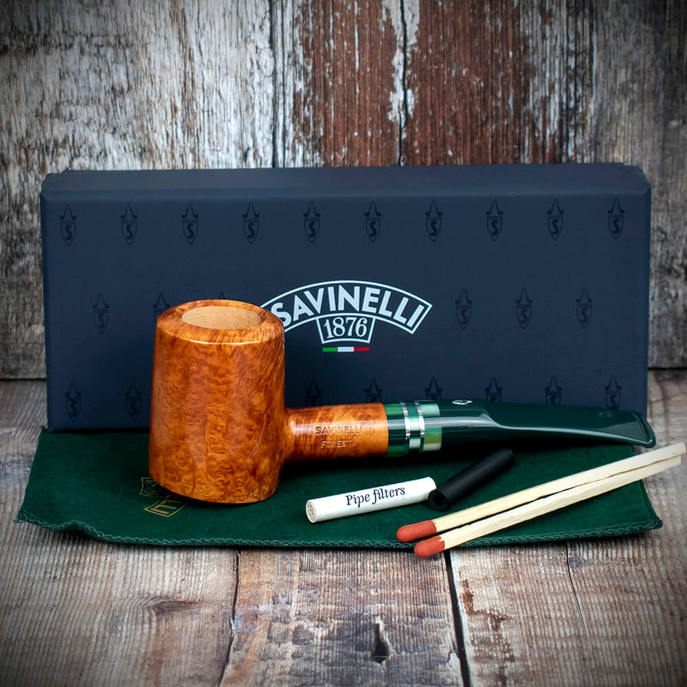 Savinelli Foresta Smooth Natural 310 - 6mm Briar Pipe