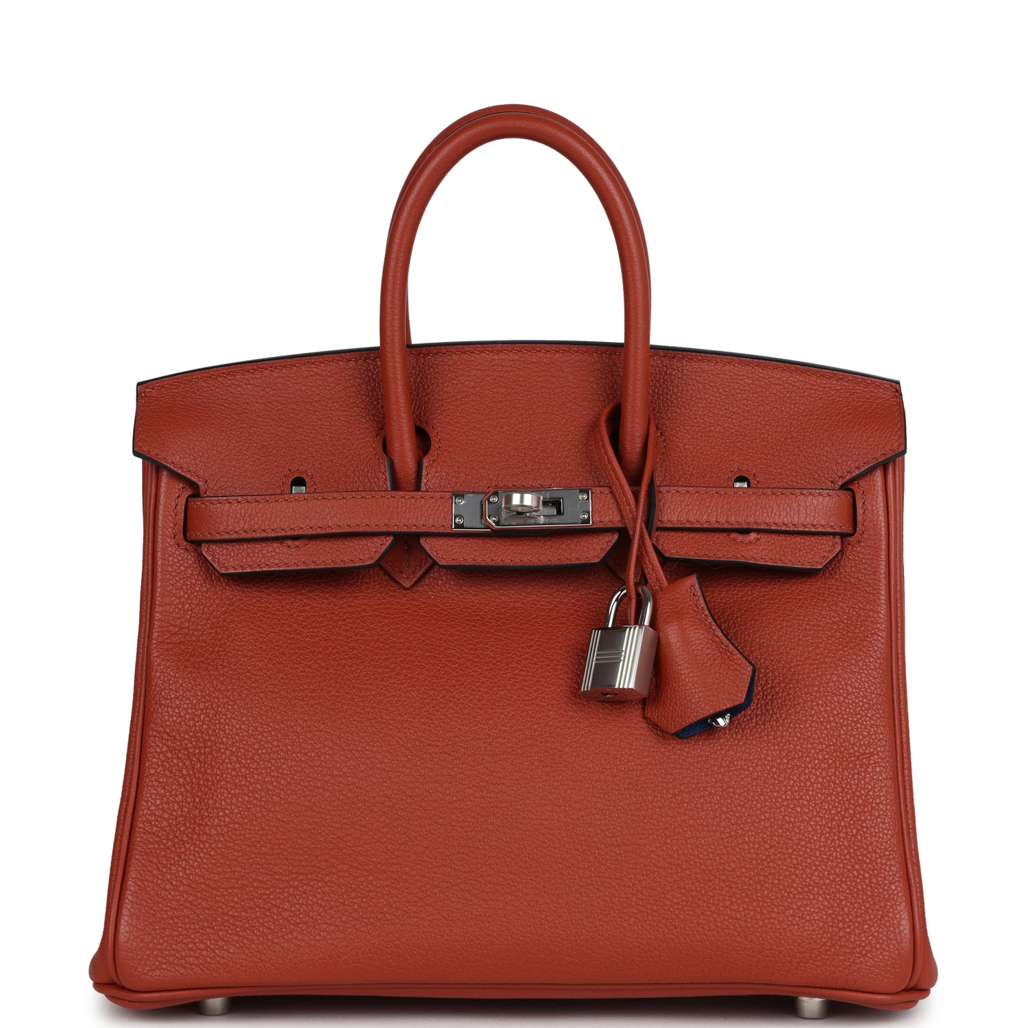 Birkin 25 Cuirve Verso Taurillon Novillo Palladium Hardware