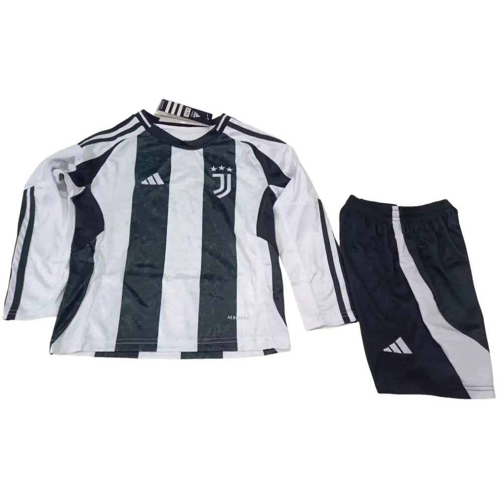 2024/25 Juventus Home Long Sleeve - Kids Kit