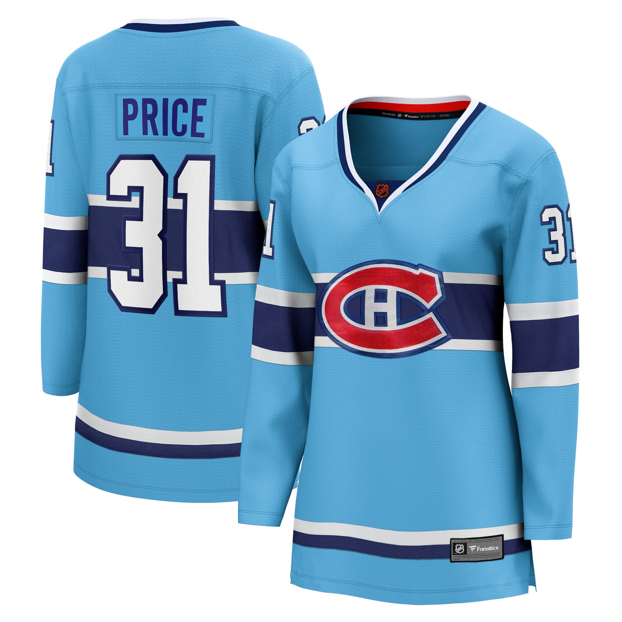 Carey Price Montreal Canadiens Fanatics Women’s Special Edition 2.0 Breakaway   Jersey – Light Blue