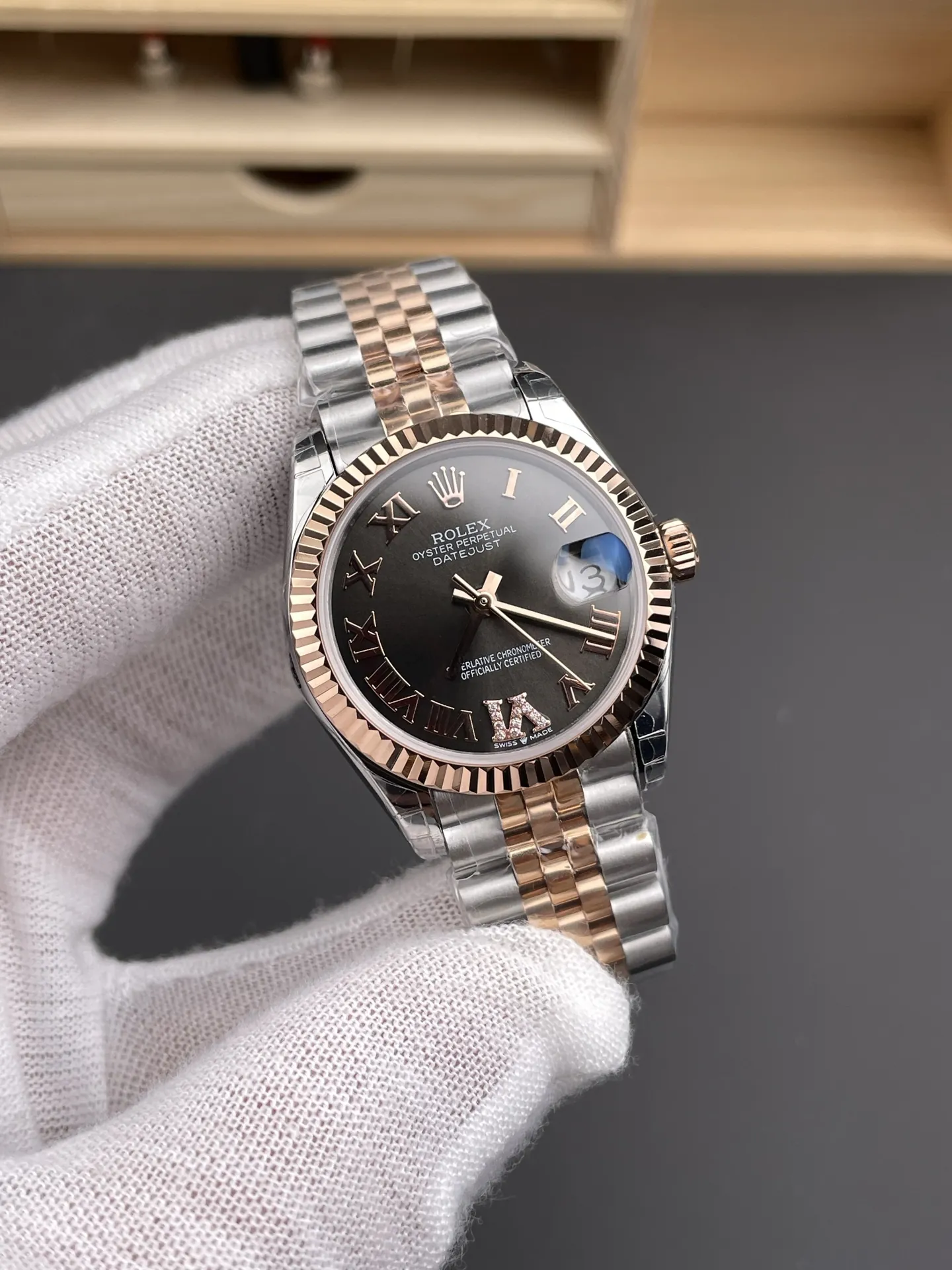 Rolex Datejust Rose Gold Ladies 31mm