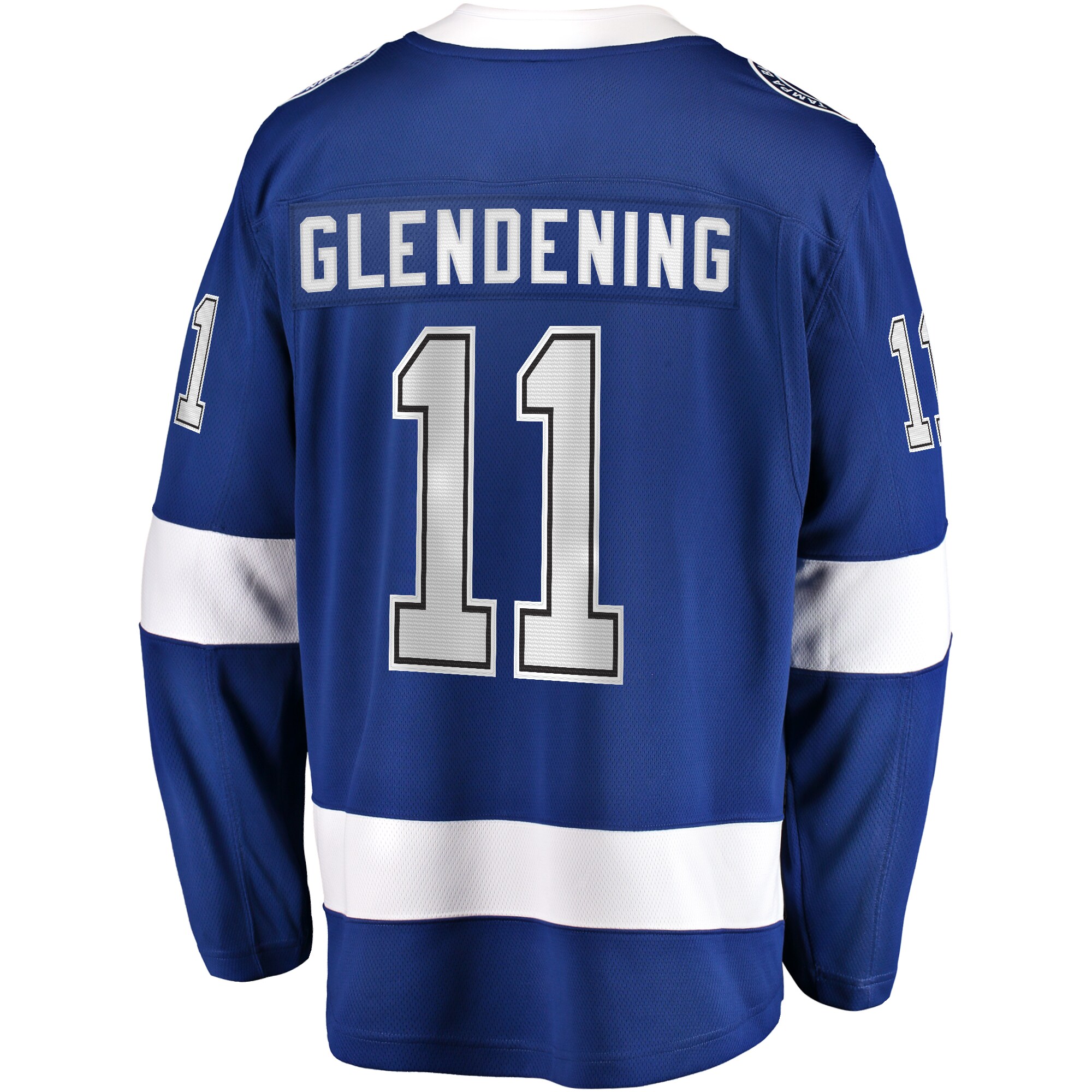 Luke Glendening Tampa Bay Lightning Fanatics Home Breakaway Jersey – Blue