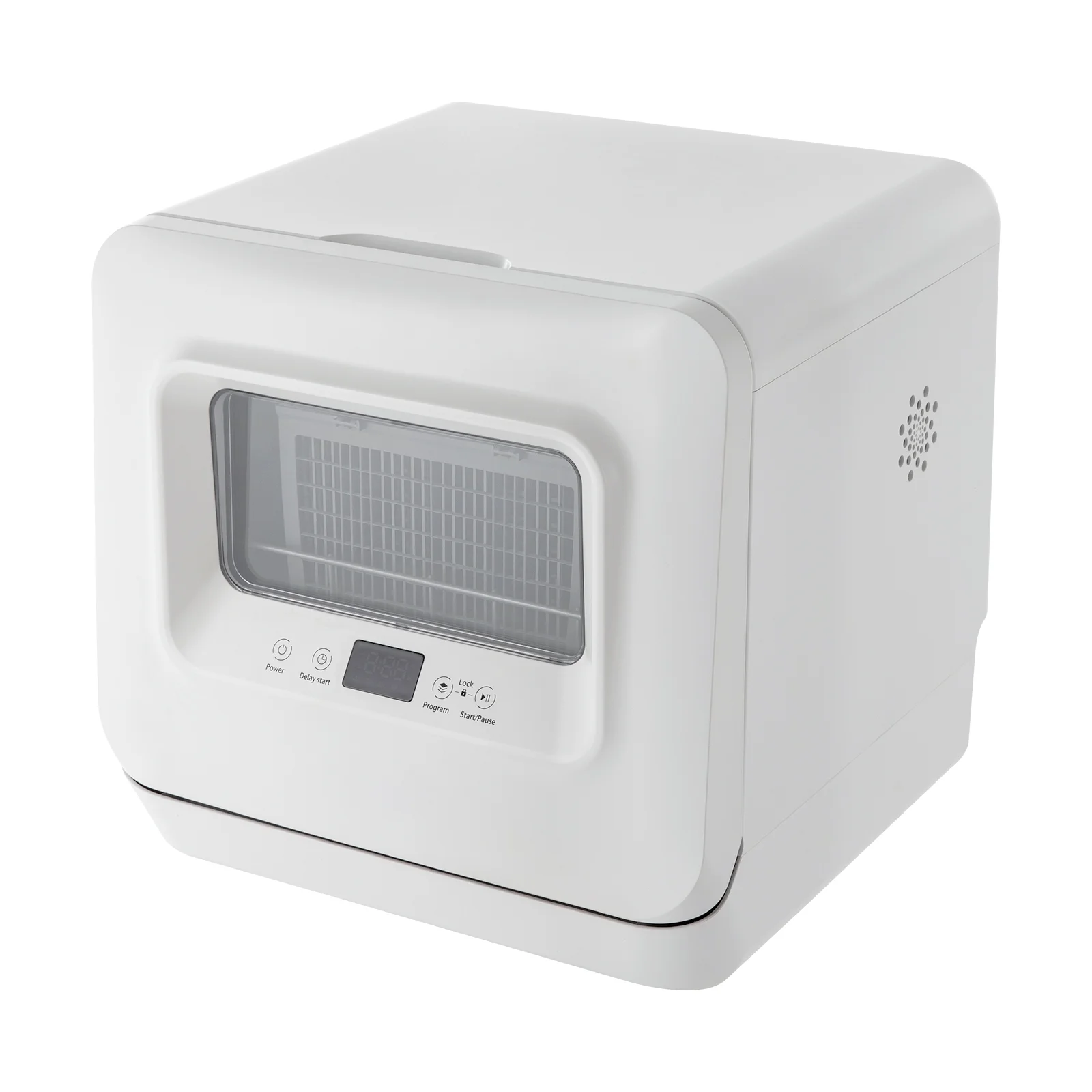 Compact Countertop Dishwasher �?6-8 Place Settings, 4 Washing Modes, Efficient 785W Power, Low Noise, Automatic Drying, Ideal for Small Kitchens and Apartments