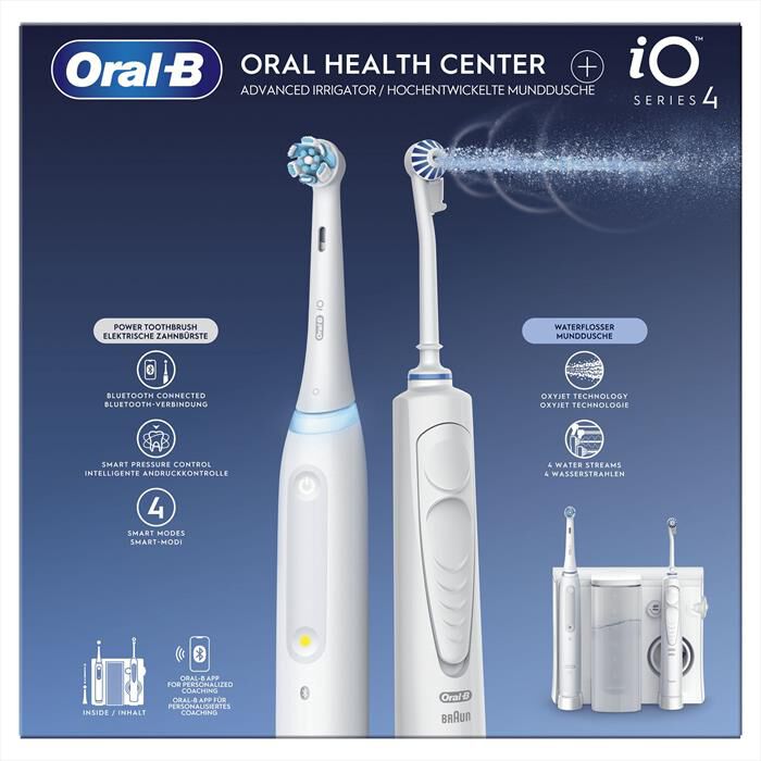 ORAL-B - Spazzolino + idropulsore HEALTH CENTER-Bianco