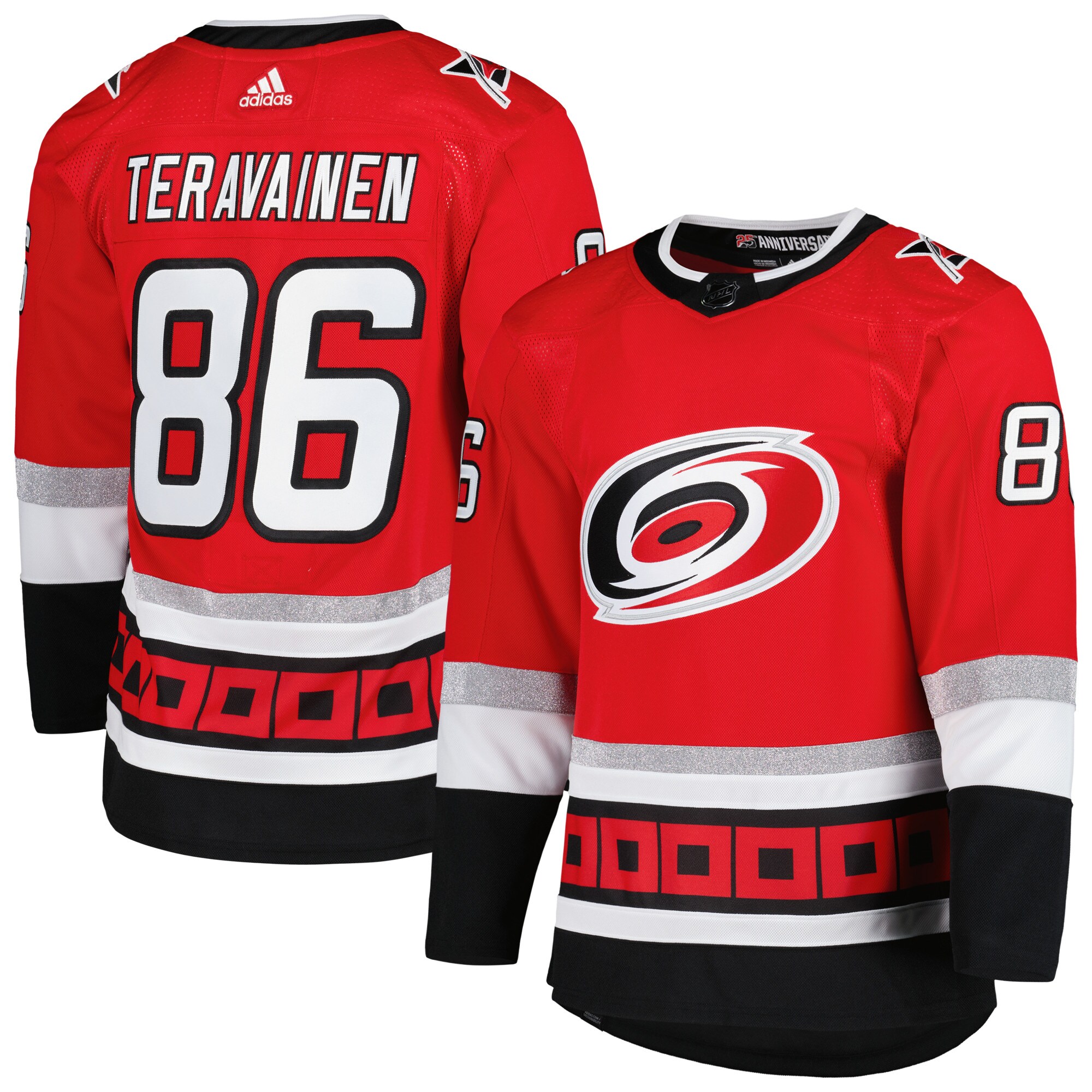 Teuvo Teravainen Carolina Hurricanes   Primegreen    Jersey – Red