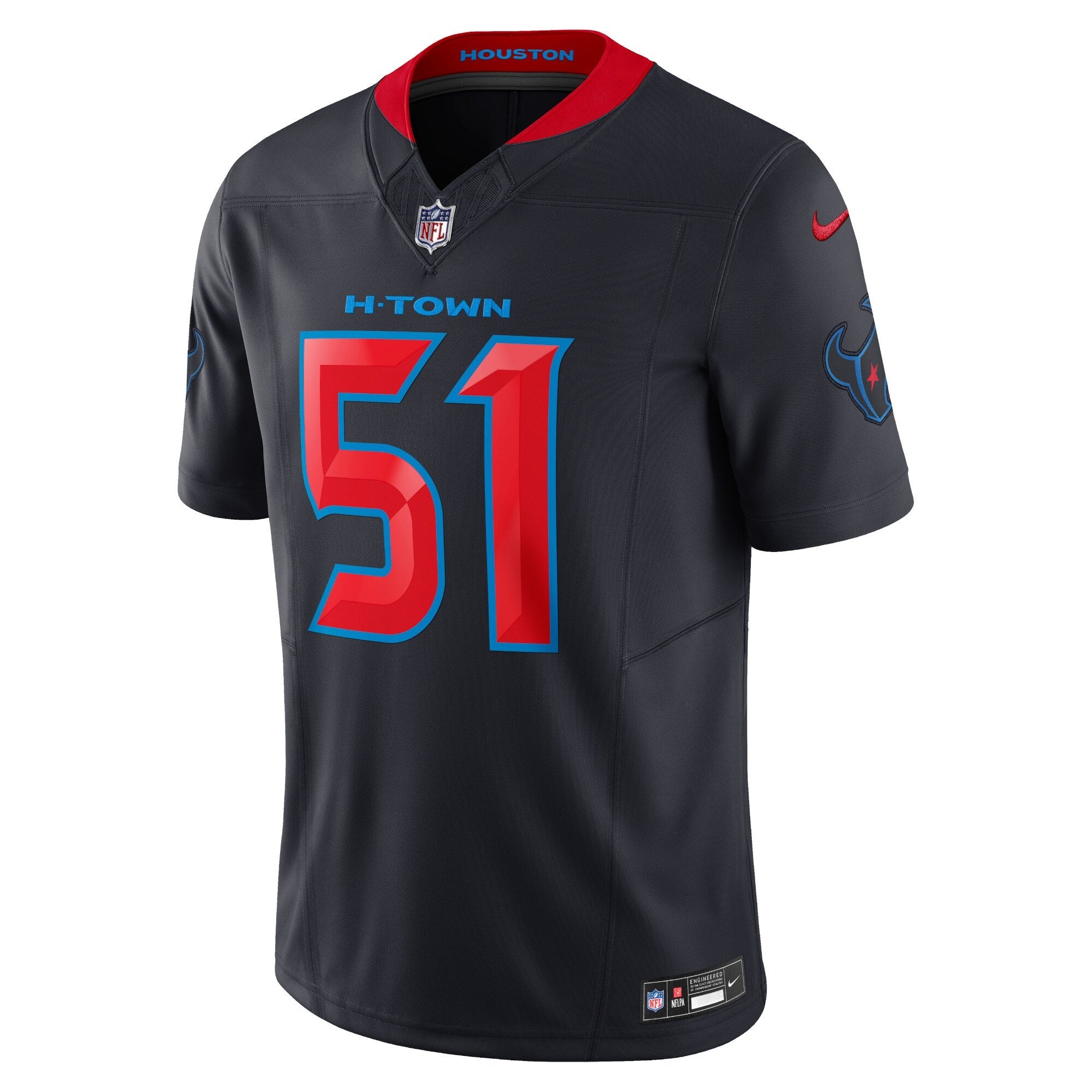 Will Anderson Jr. Houston Texans Nike 2nd Alternate Vapor F.U.S.E. Limited Jersey - Navy
