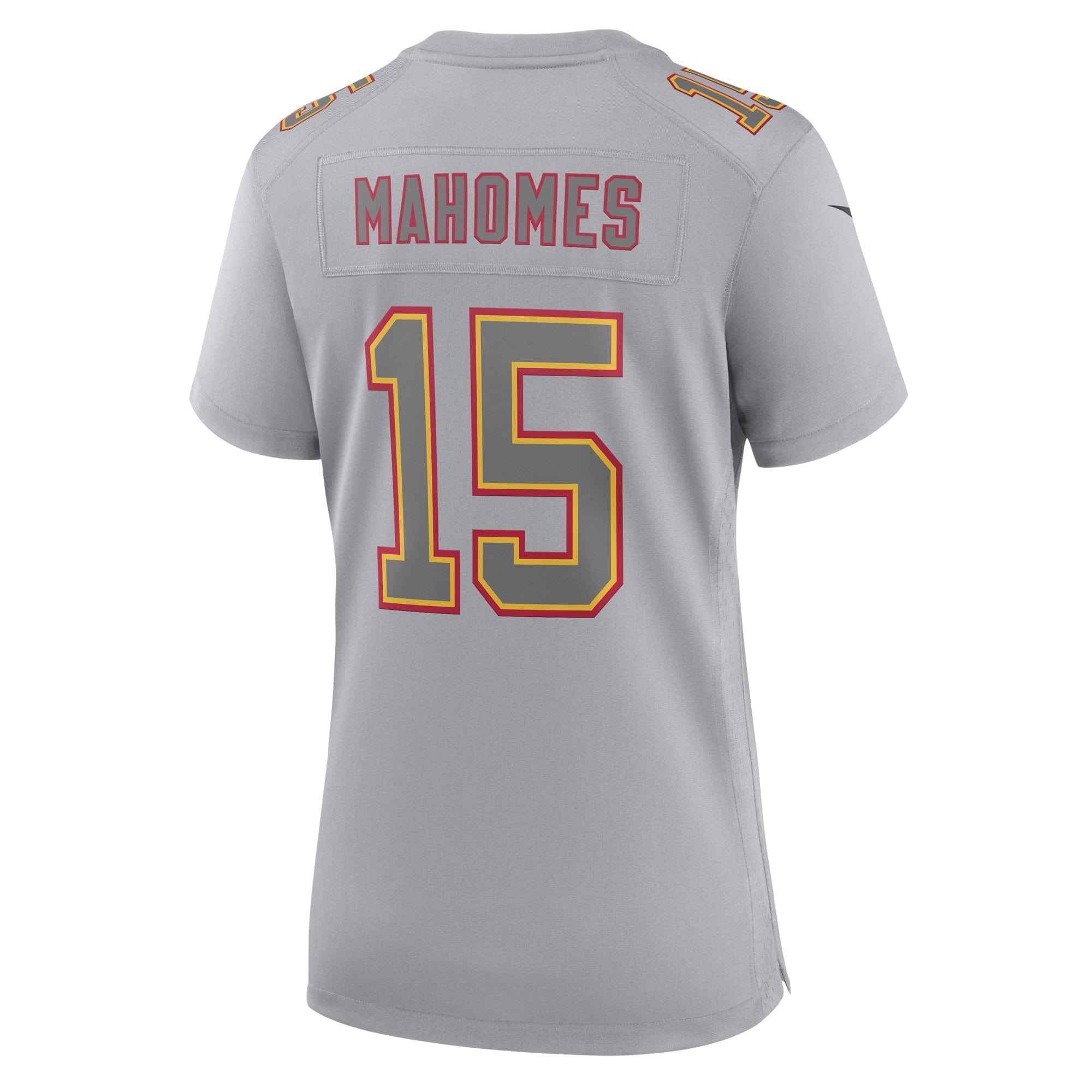 Patrick Mahomes Kansas City Chiefs Nike Women's Super Bowl LVII Patch Atmosphere Fashion Game Jersey - Gray