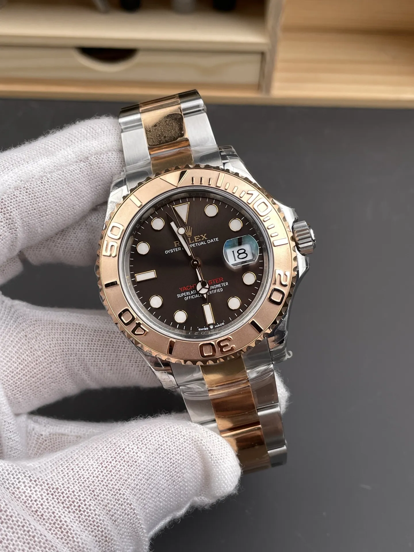 Rolex Yacht-Master Two-Tone Rose Gold 40mm
