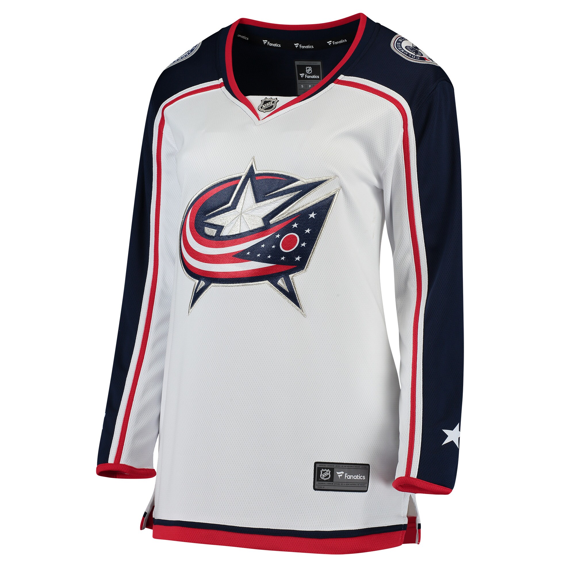 Columbus Blue Jackets Fanatics Women’s Away Breakaway Jersey – White