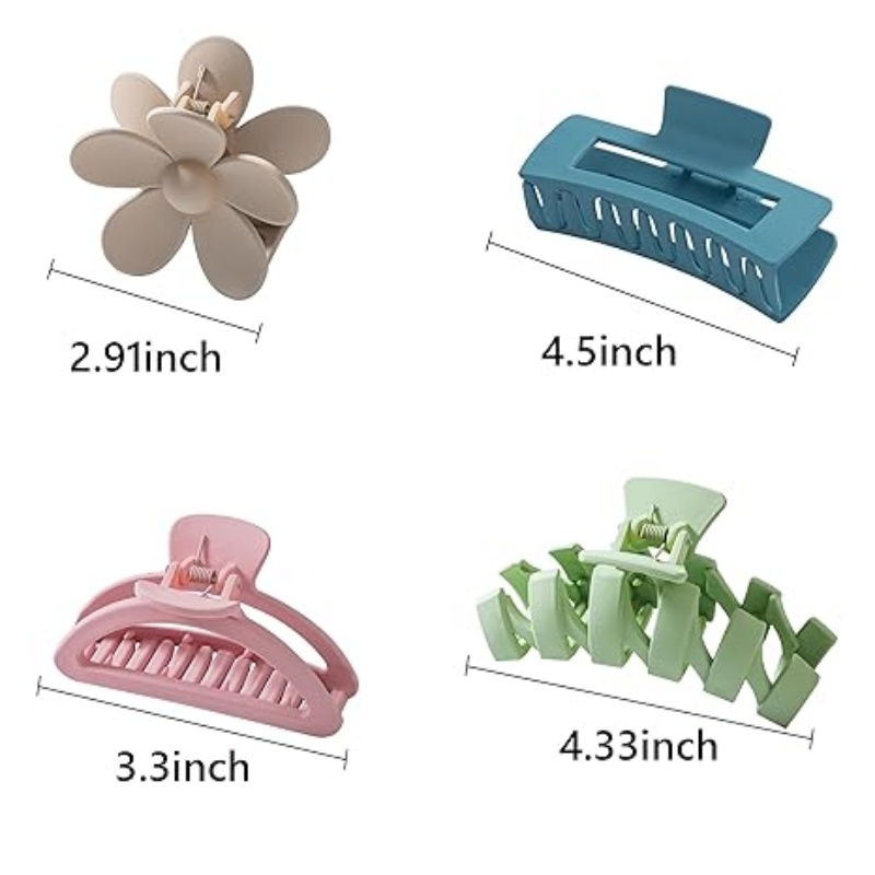 SWEETCLAWZ 8PCS Hair Clips for Women