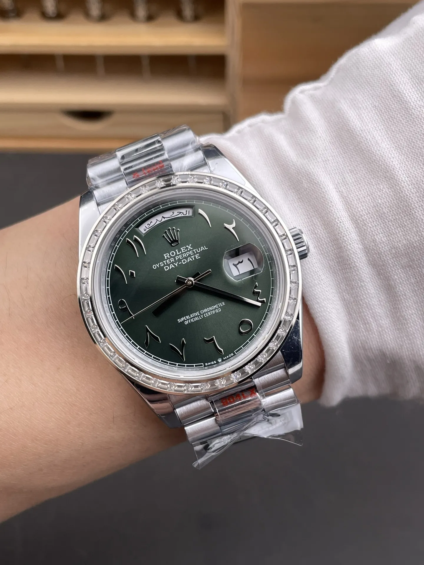 Rolex Day-Date Baguette Diamond 40mm